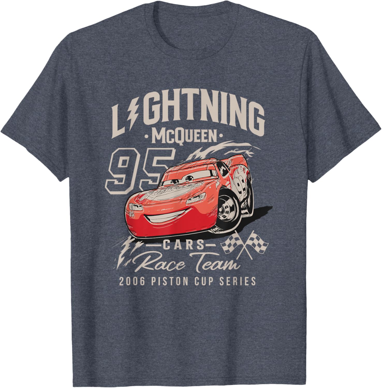 Vintage Disney Pixar Cars McQueen Piston Cup Series T-Shirt for Fans - 2