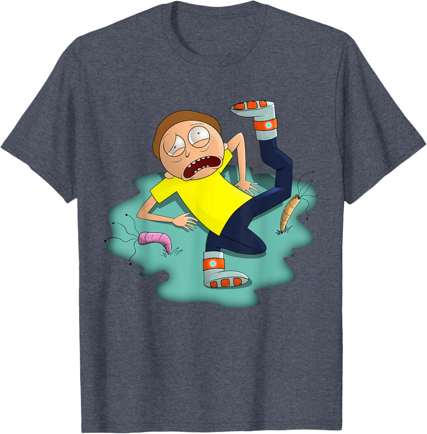 Rick and Morty Grappling Shoes T-Shirt for Fun and Style Enthusiasts - 2