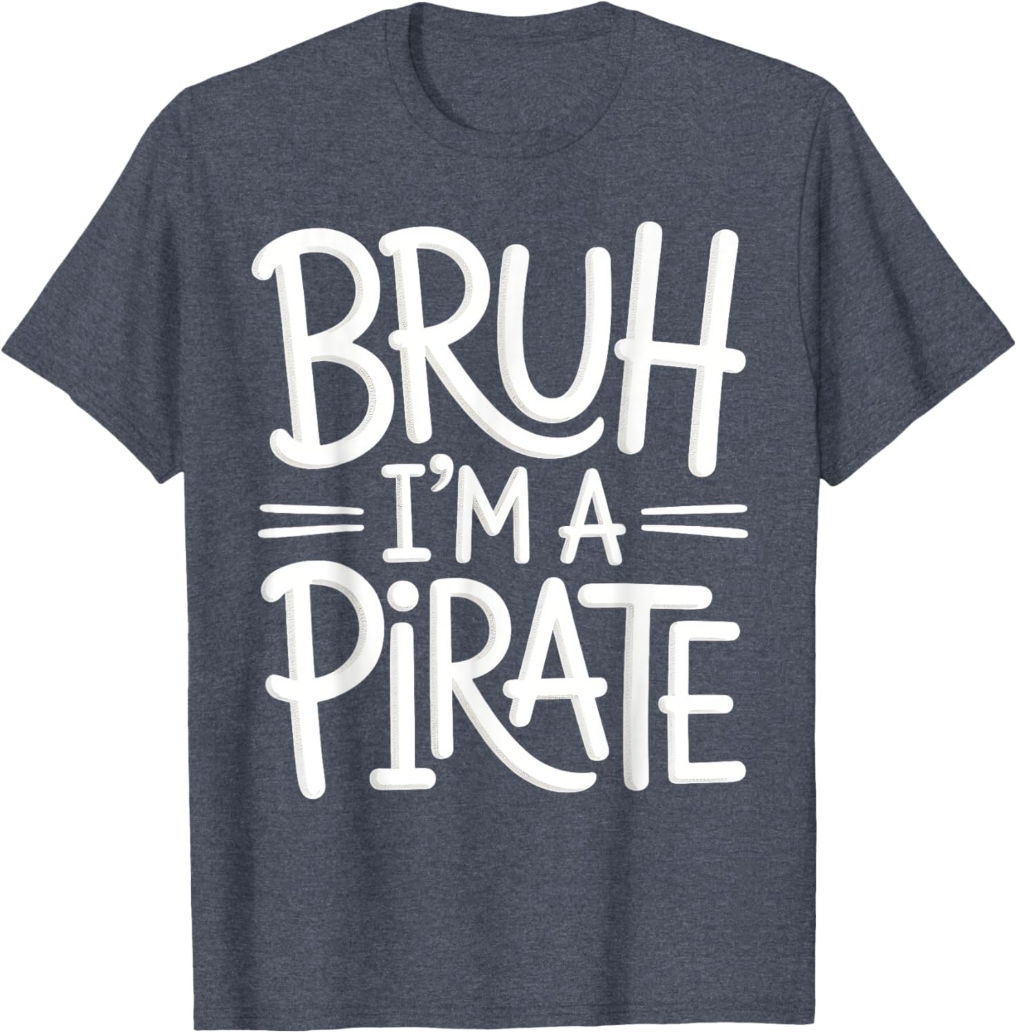 Bruh Pirate Lazy Halloween Costume Kids T-Shirt for Fun Dress-Up - 13