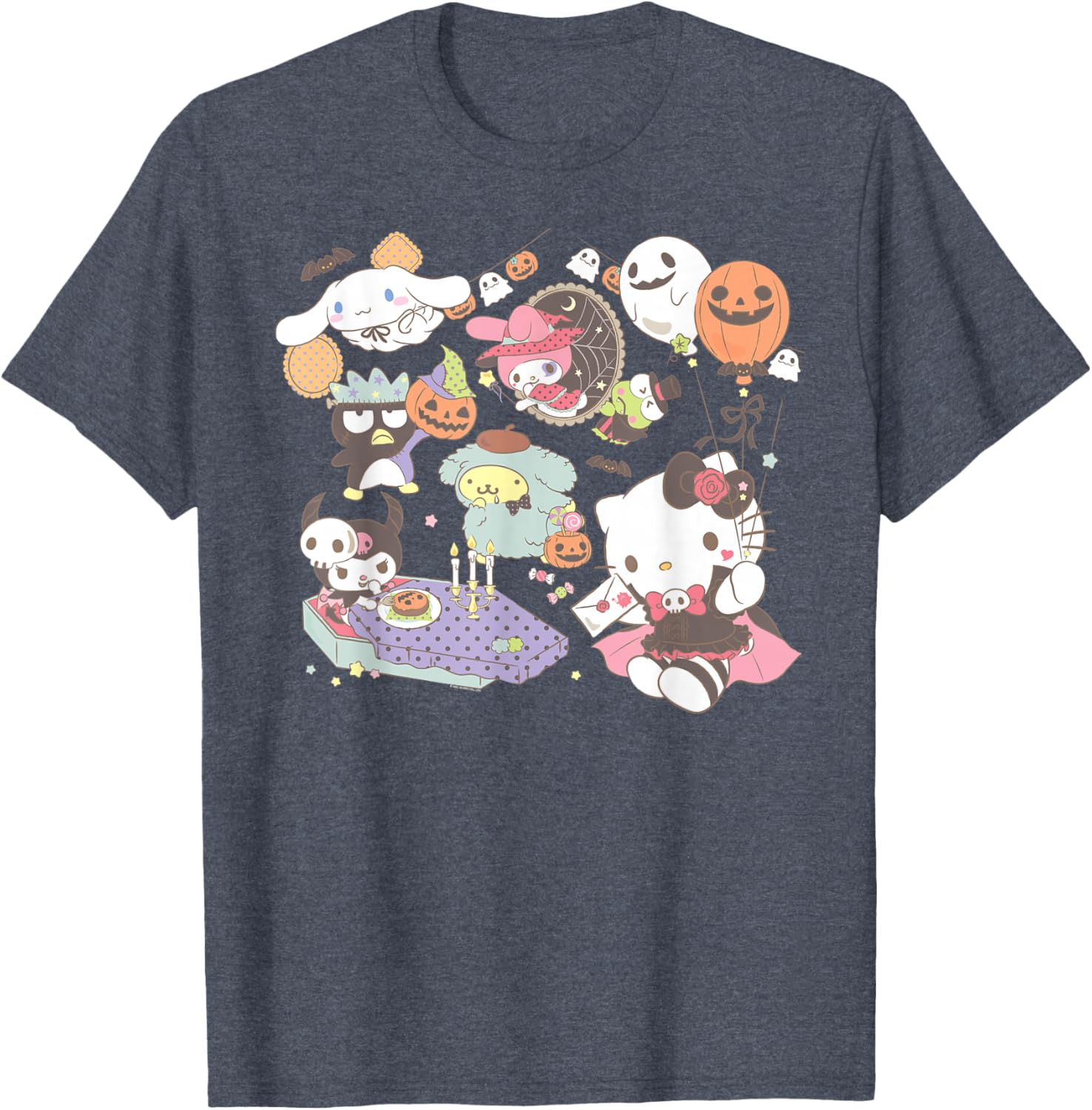Sanrio Characters Halloween T-Shirt Fun Costume Party Apparel - 7