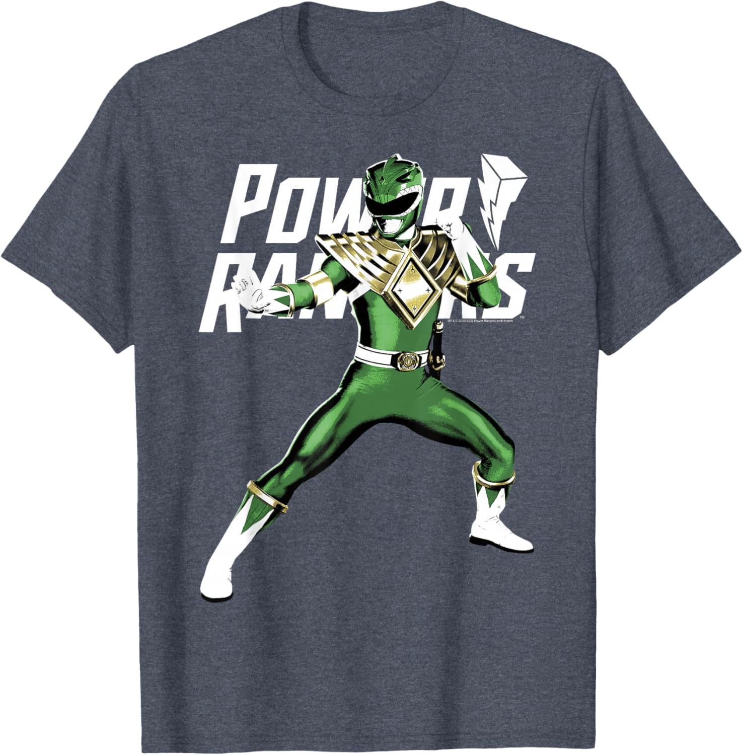 Power Rangers Green Ranger Karate Action Pose T-Shirt for Fans - 6