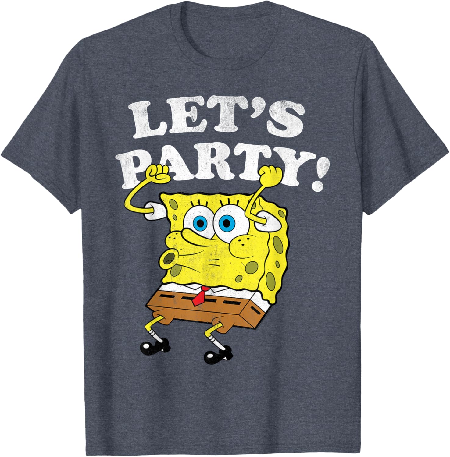 SpongeBob SquarePants Let's Party T-Shirt for Fun Kids Apparel - 10