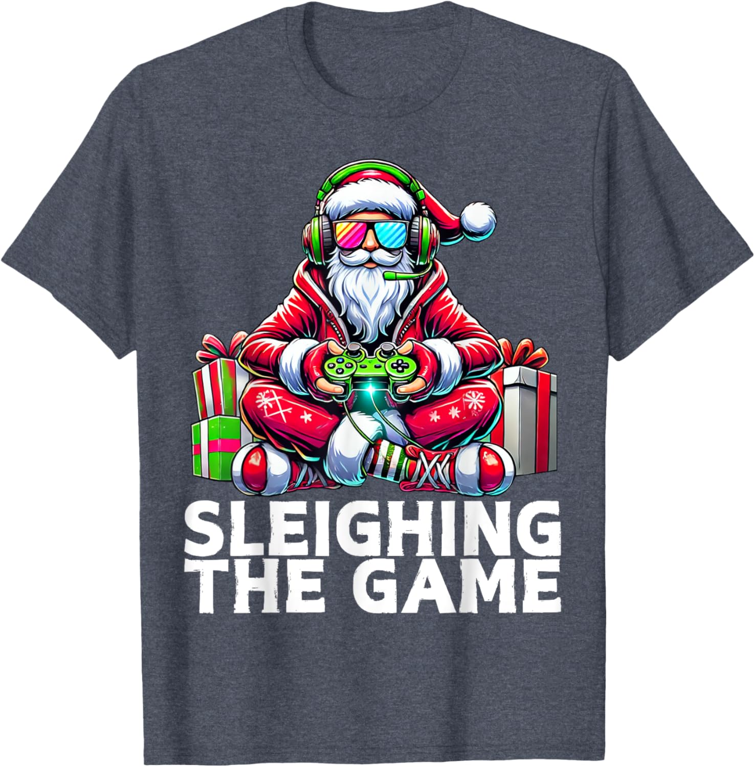 Santa Claus Gamer T-Shirt - Perfect Christmas Gift for Video Game Lovers - 9