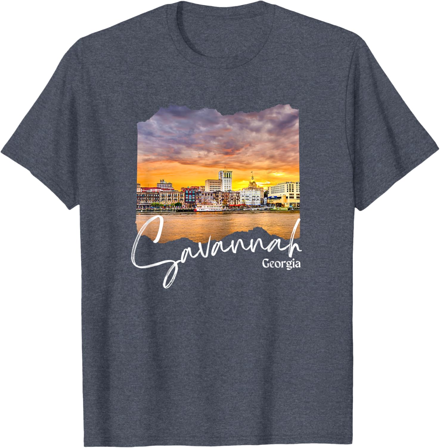 Savannah Georgia Souvenir T-Shirt Perfect for Beach Lovers and Tourists - 5