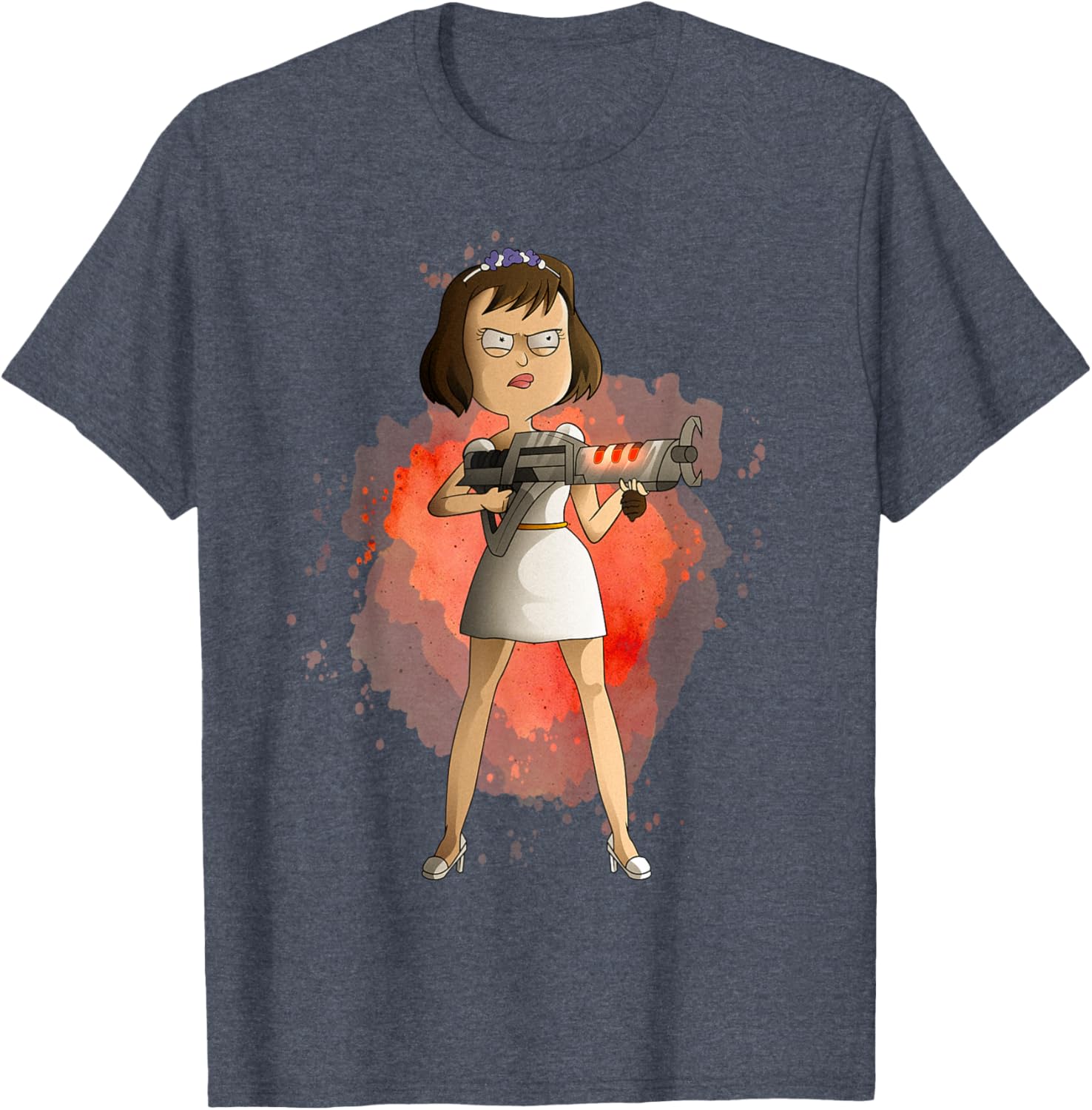 Rick and Morty Tammy Agent Bride T-Shirt for Fans of the Show - 5
