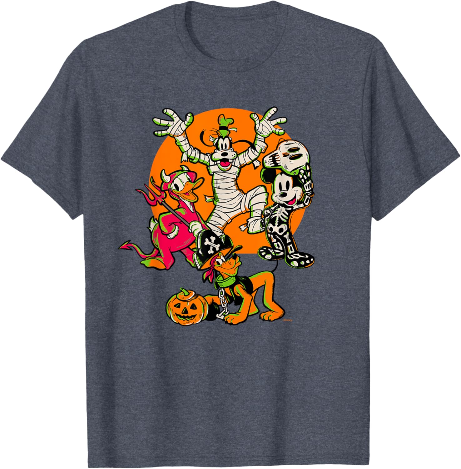 Disney 100 Mickey, Donald, Goofy & Pluto Halloween Costume T-Shirt - 4
