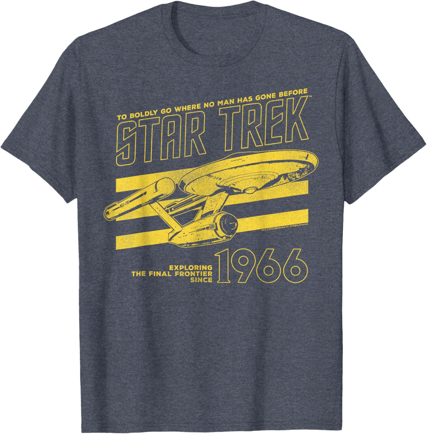 Star Trek Original Series Enterprise 66 Collegiate T-Shirt for Fans - 6