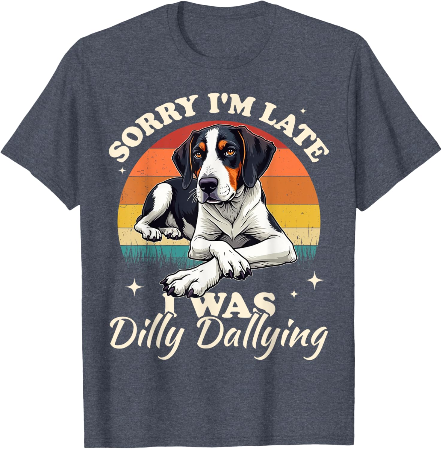 Treeing Walker Coonhound Dilly Dallying Fun T-Shirt for Dog Lovers - 2