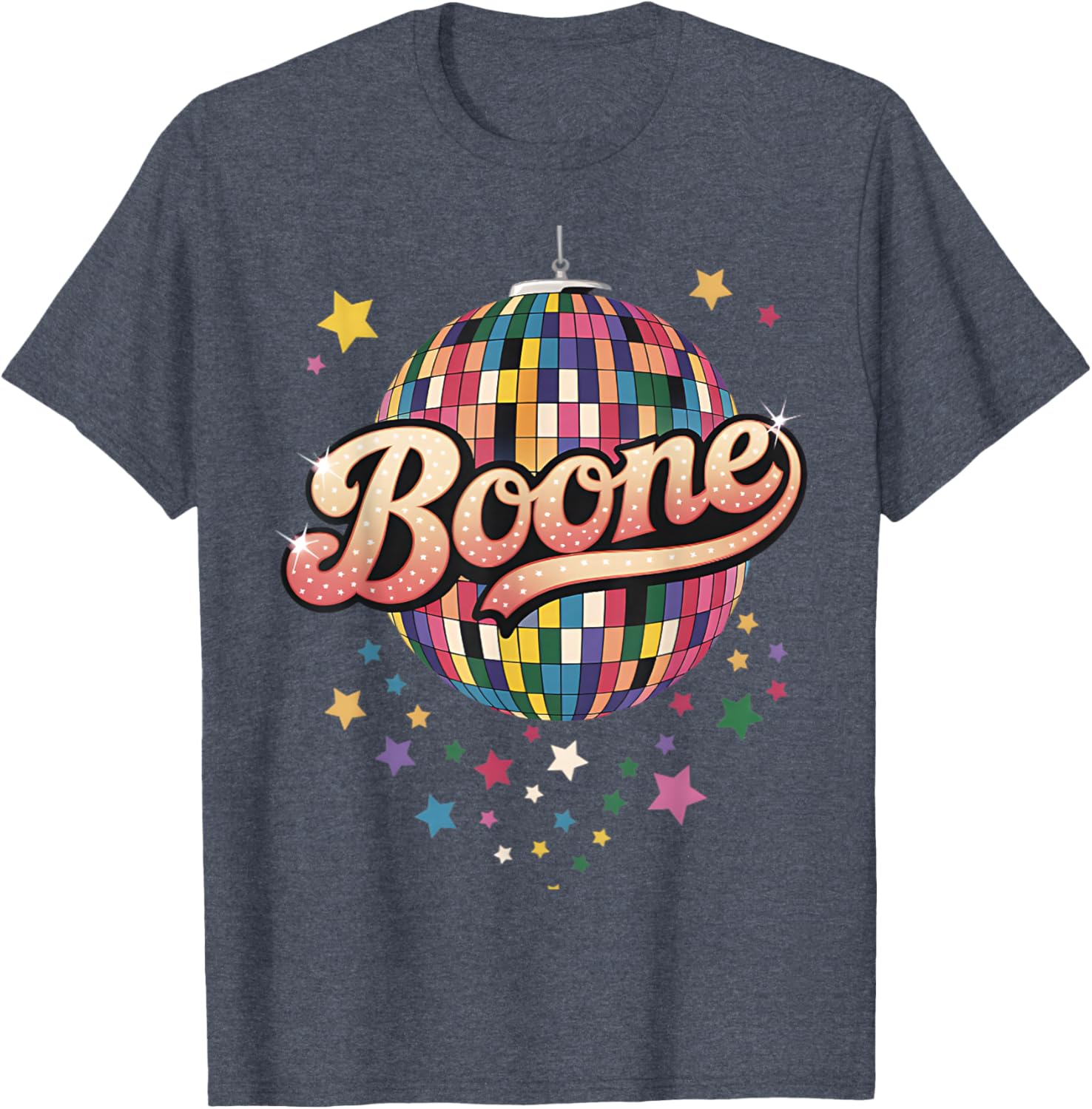 Personalized Girl Retro Boone Heart T-Shirt for Stylish Kids Outfit - 11