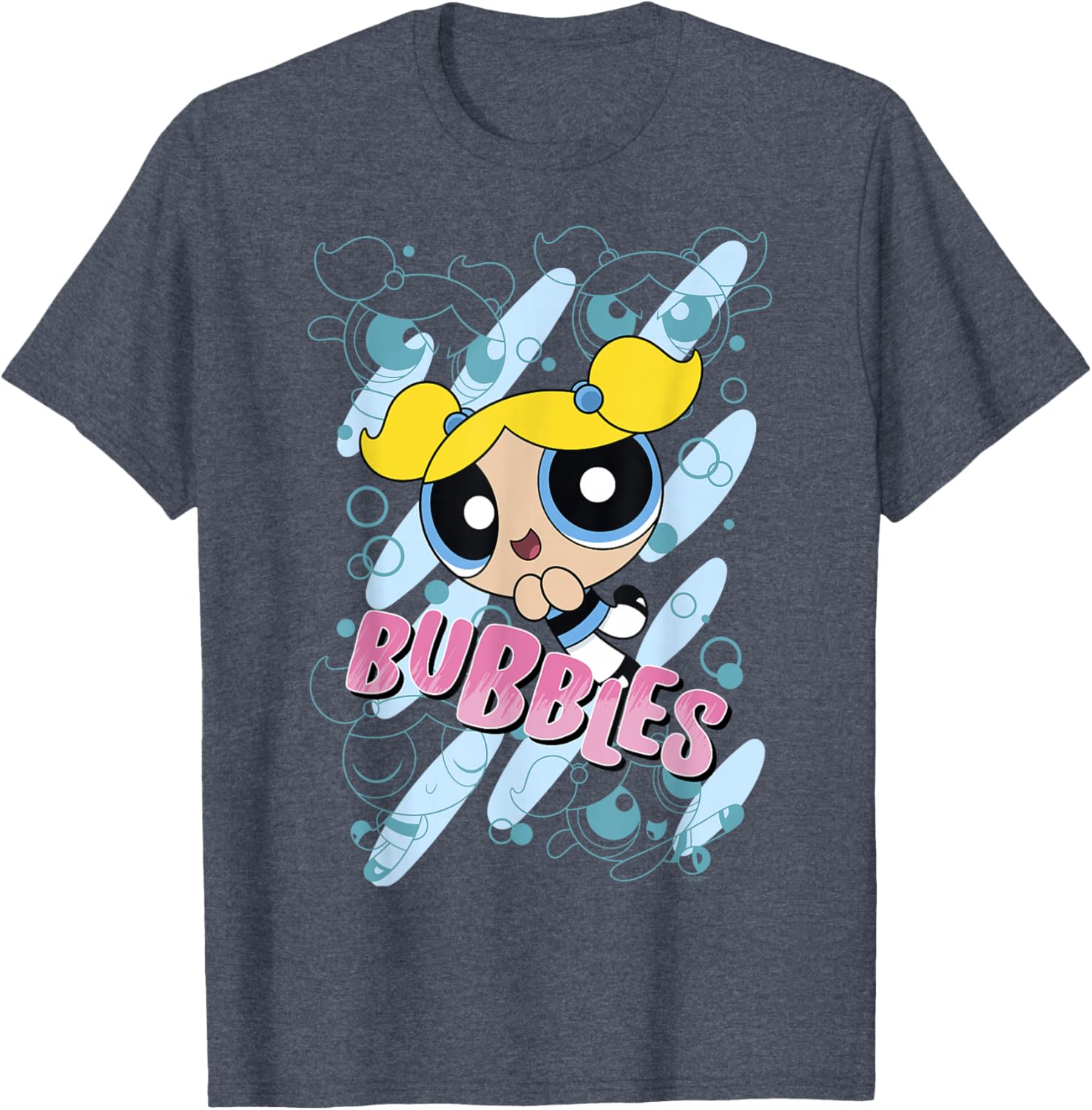 Powerpuff Girls Bubbles Moves T-Shirt for Kids and Fans of All Ages - 1
