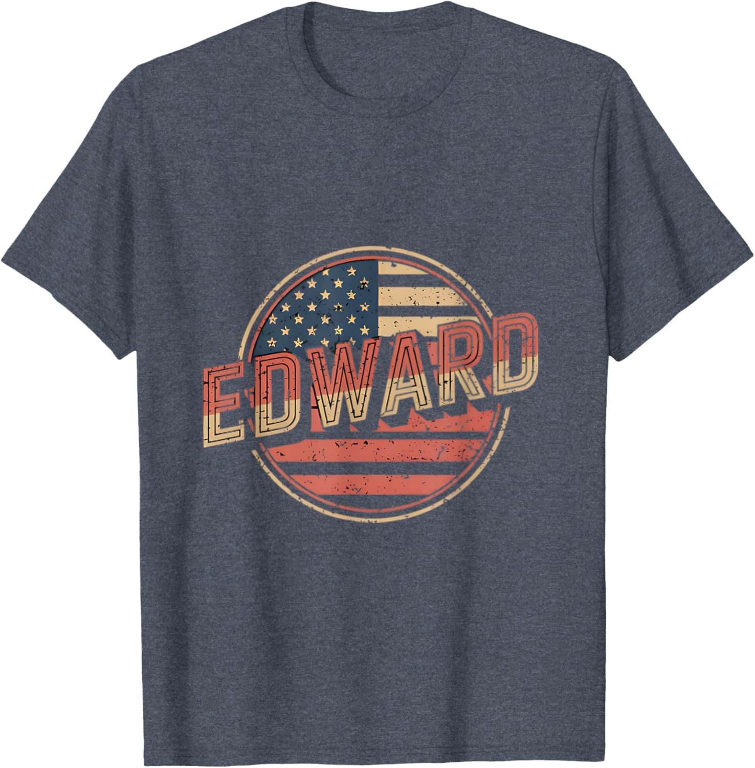 Personalized EDWARD USA Flag T-Shirt for Proud Patriots - 15