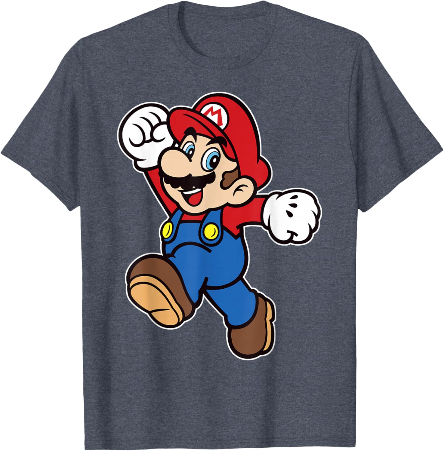 Super Mario Classic Jump Portrait T-Shirt for Gamers and Fans - 6
