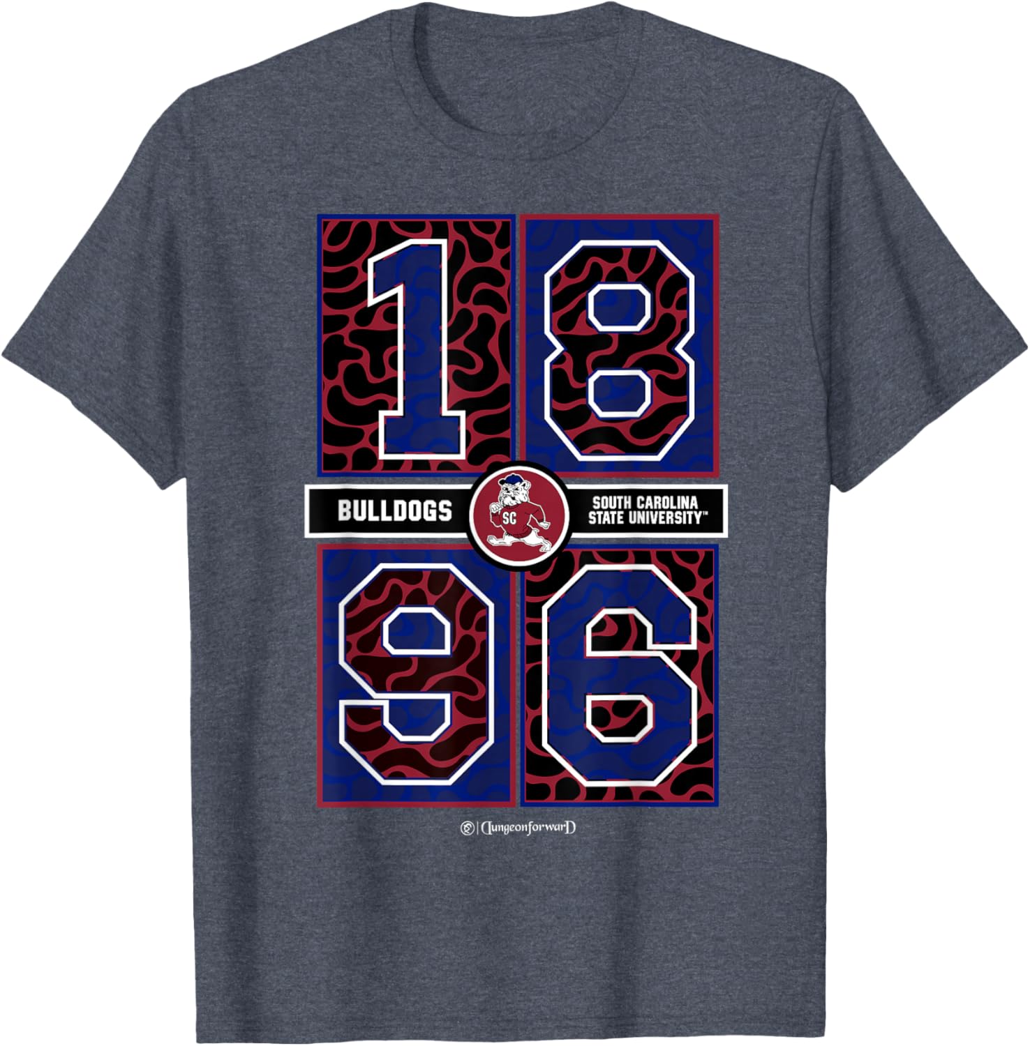 South Carolina State University Bulldogs Concrete Date T-Shirt for Fans - 6