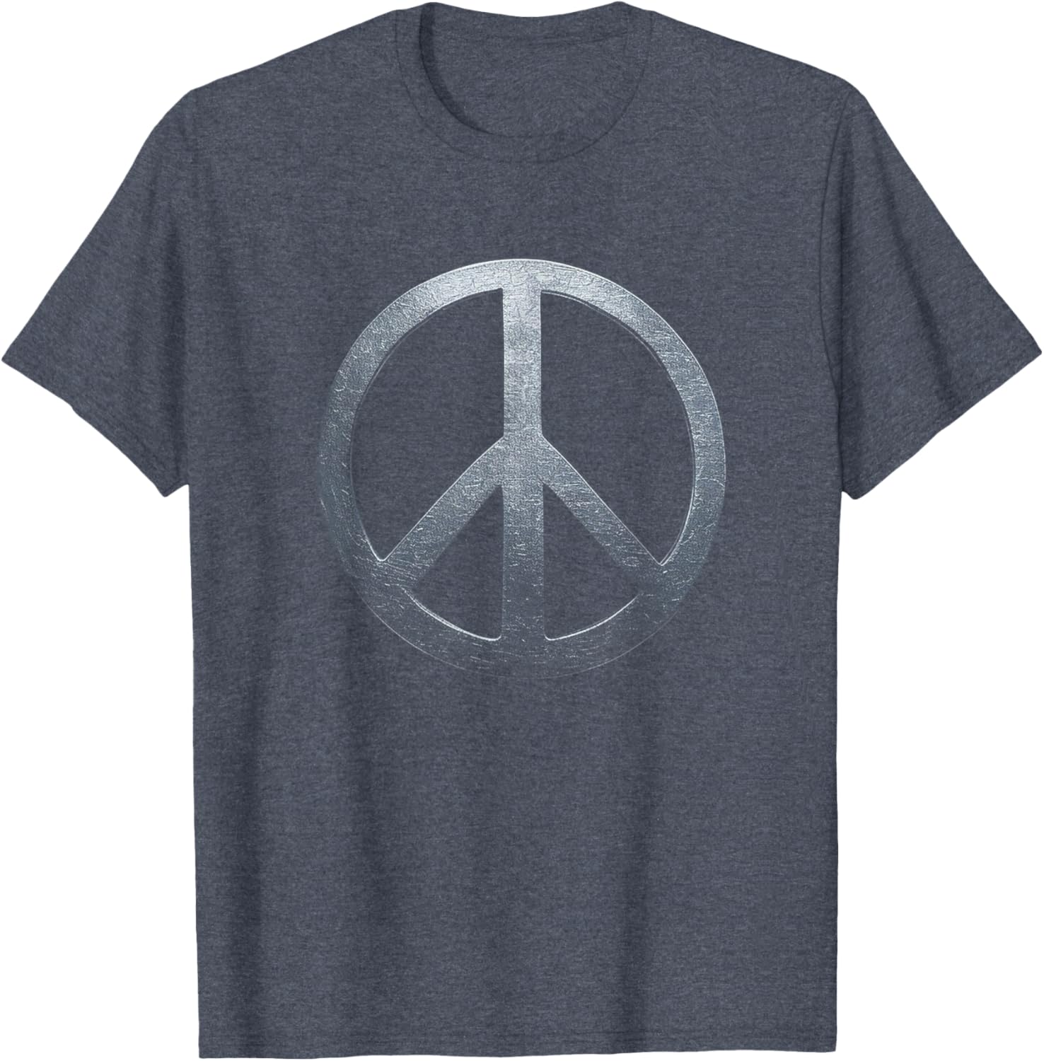 Weathered Stone Peace Sign T-Shirt for Comfortable, Stylish Everyday Wear - 27