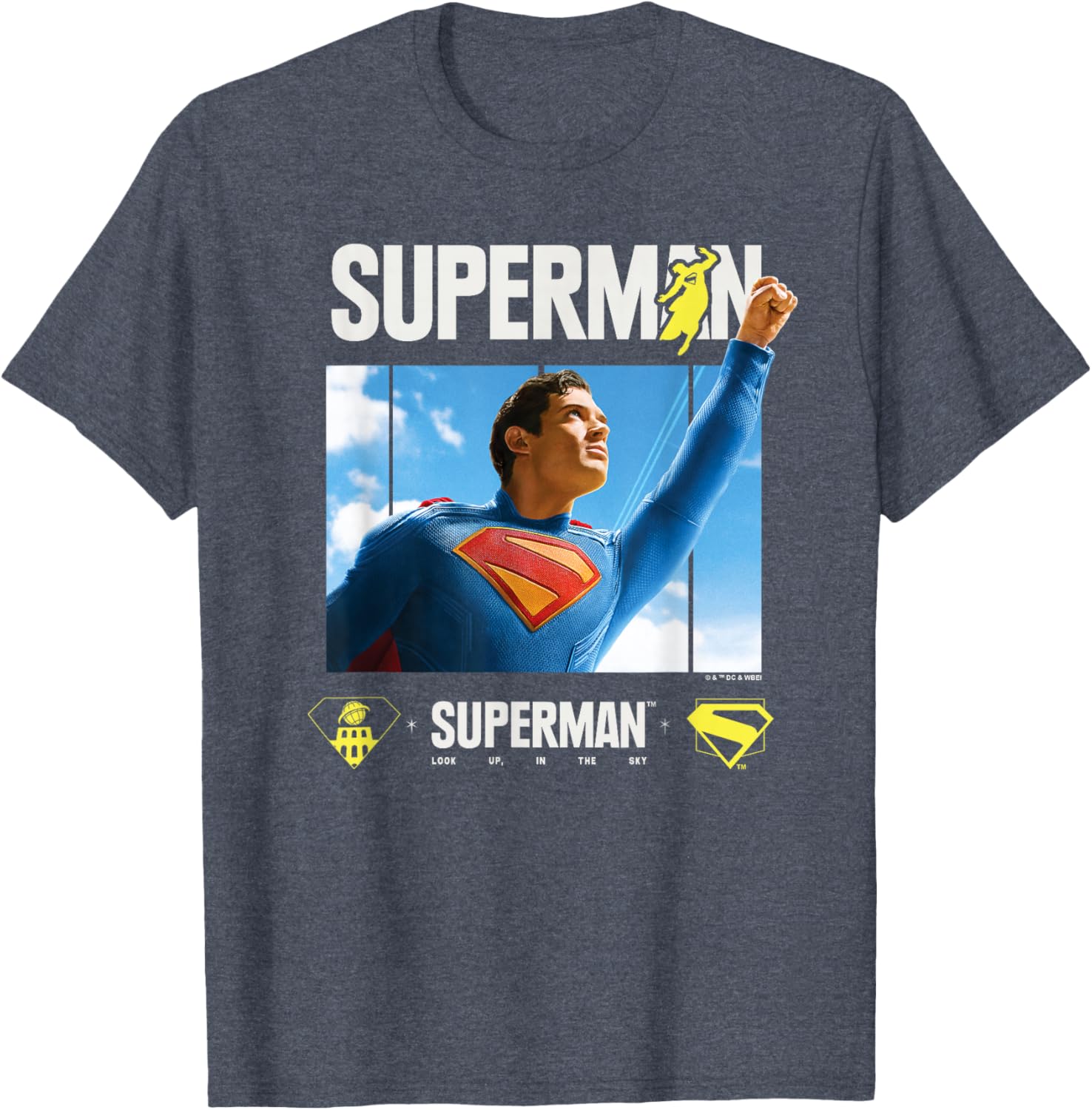 Superman 2025 Comic Run T-Shirt for Fans of Classic Superheroes - 3