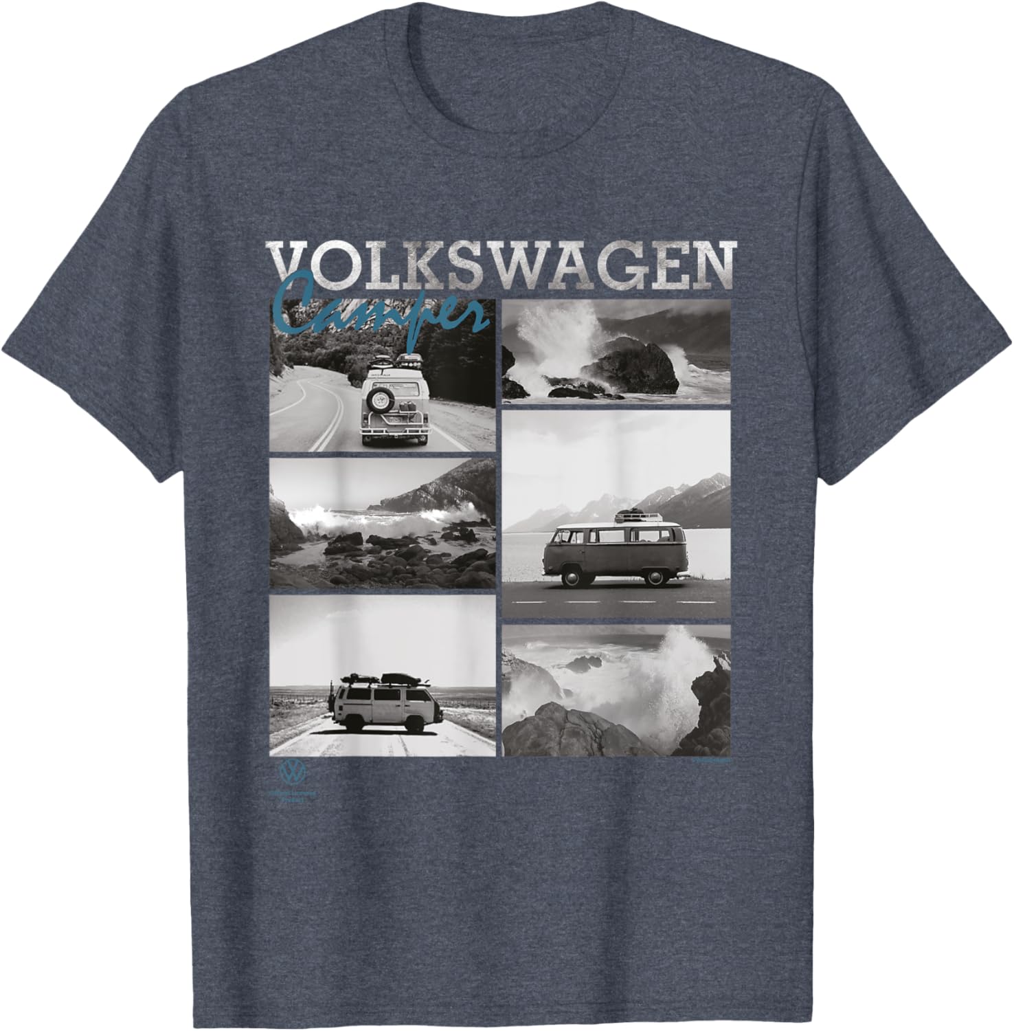 Vintage Volkswagen Camper Adventure T-Shirt for Travel Lovers - 2