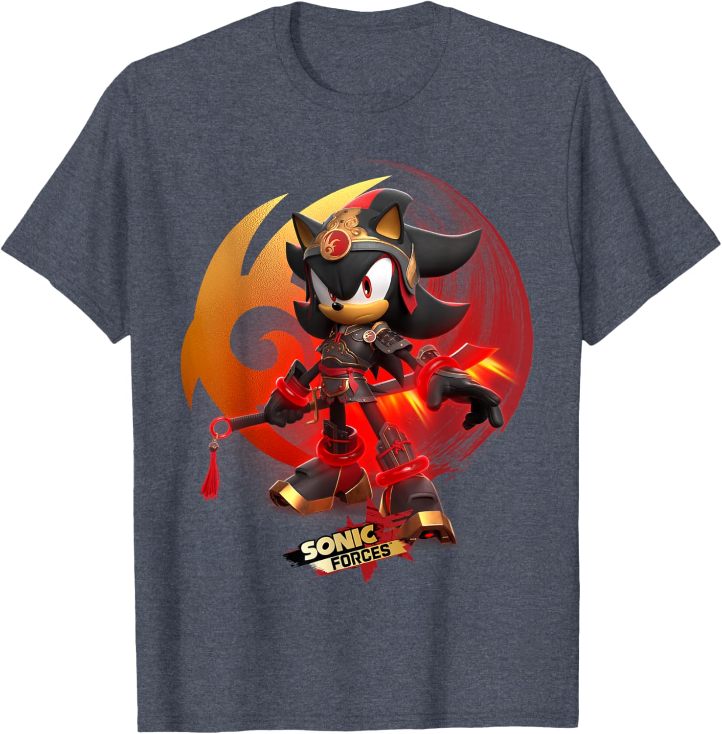 Sonic Forces Warrior Shadow T-Shirt for Fans of Sonic Adventures - 14