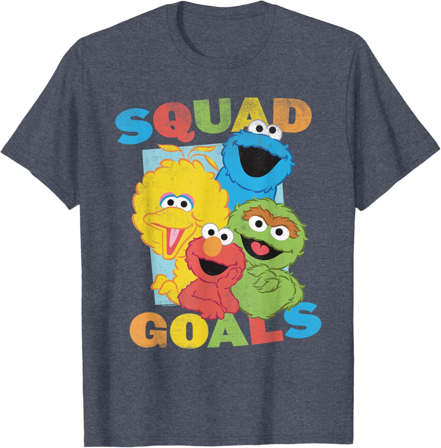 Sesame Street Squad Goals T-Shirt for Fun and Friendship Apparel - 8