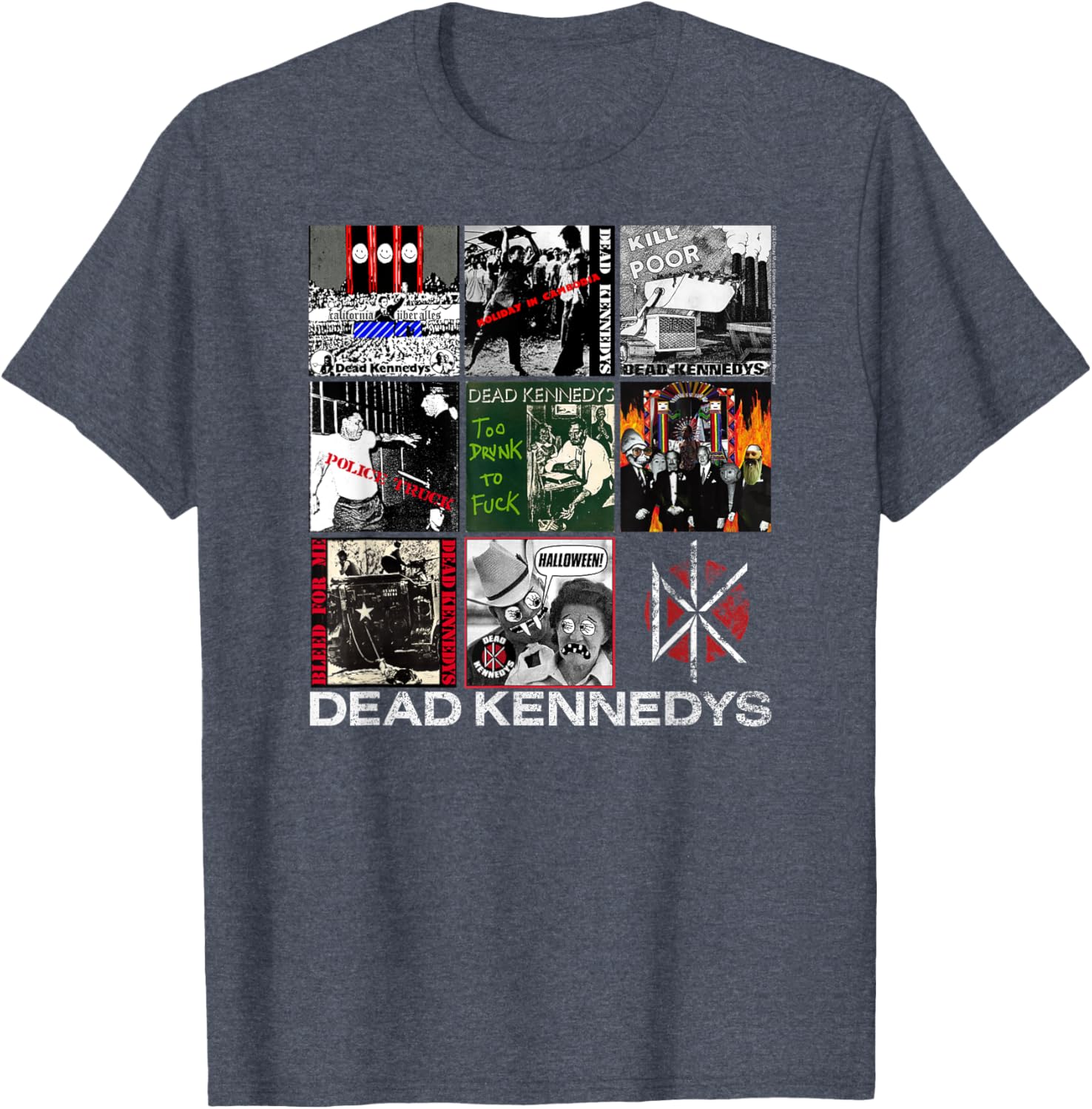 Vintage Dead Kennedys Singles Cover Punk Band T-Shirt for Fans - 1