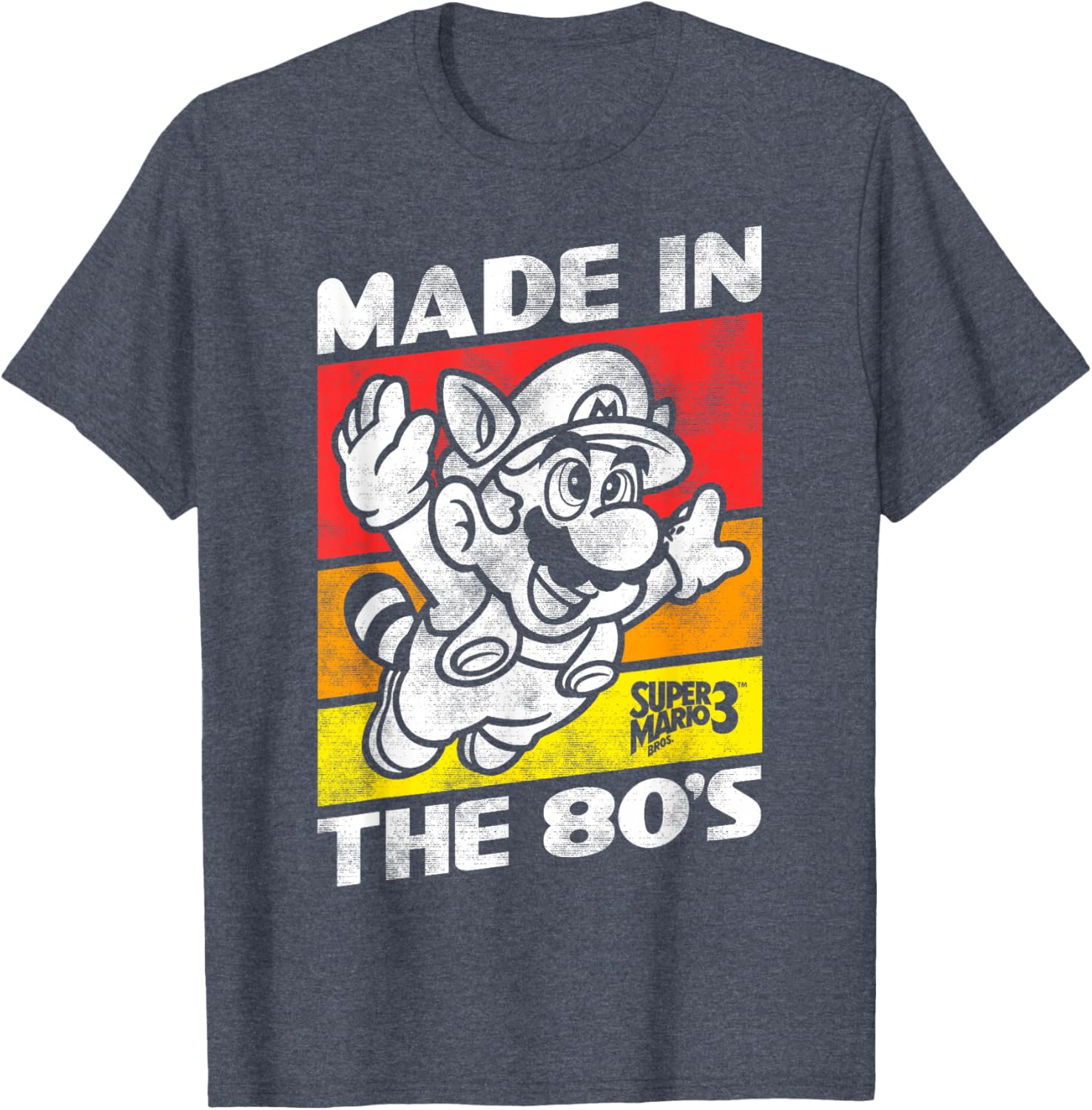 Retro Nintendo Super Mario 3 T-Shirt for 80's Gaming Fans - 3