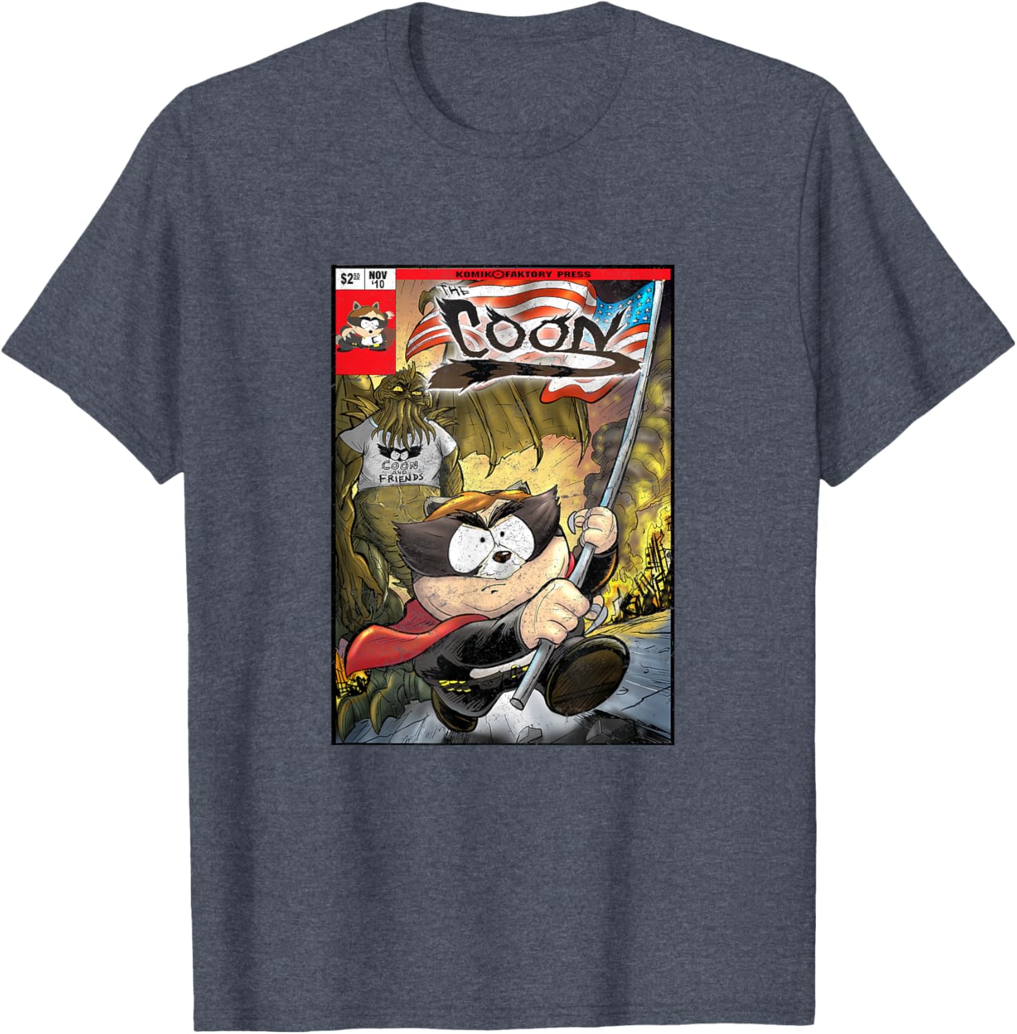 South Park Coon And Friends Comic Cover T-Shirt for Fans and Collectors - 16