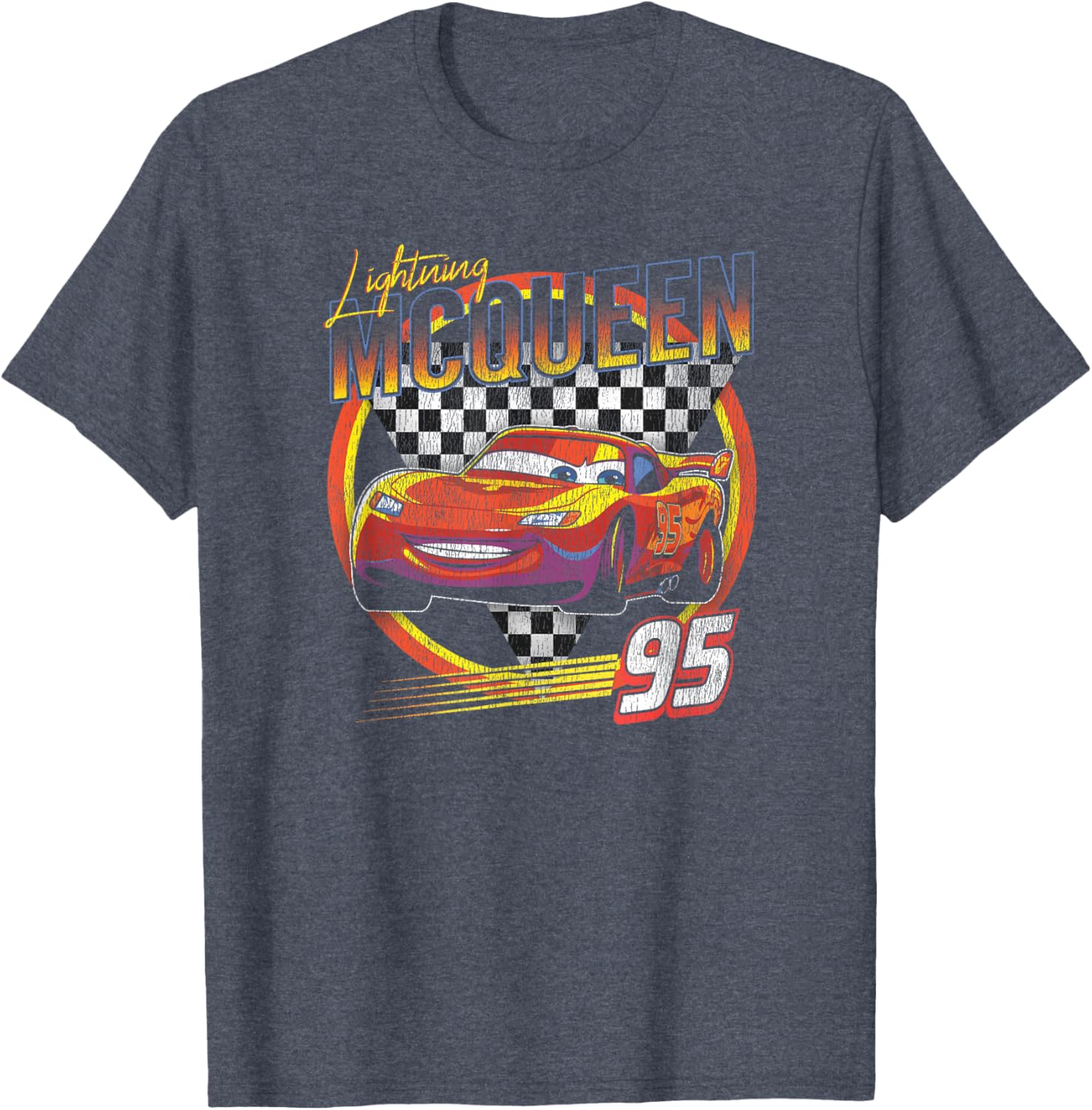 Vintage Lightning McQueen T-Shirt for Disney Pixar Cars Fans - 4