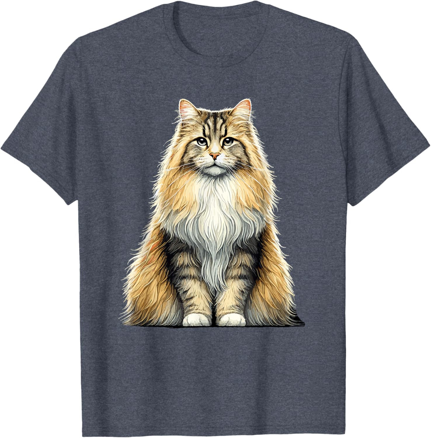 Norwegian Forest Cat T-Shirt for Cat Lovers - Cute and Comfy Design - 5