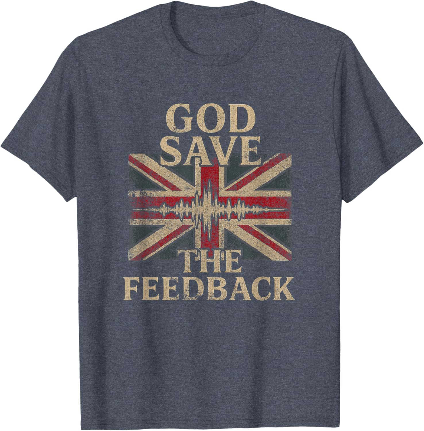 Vintage Punk Rock God Save the Feedback T-Shirt for UK Style Lovers - 2