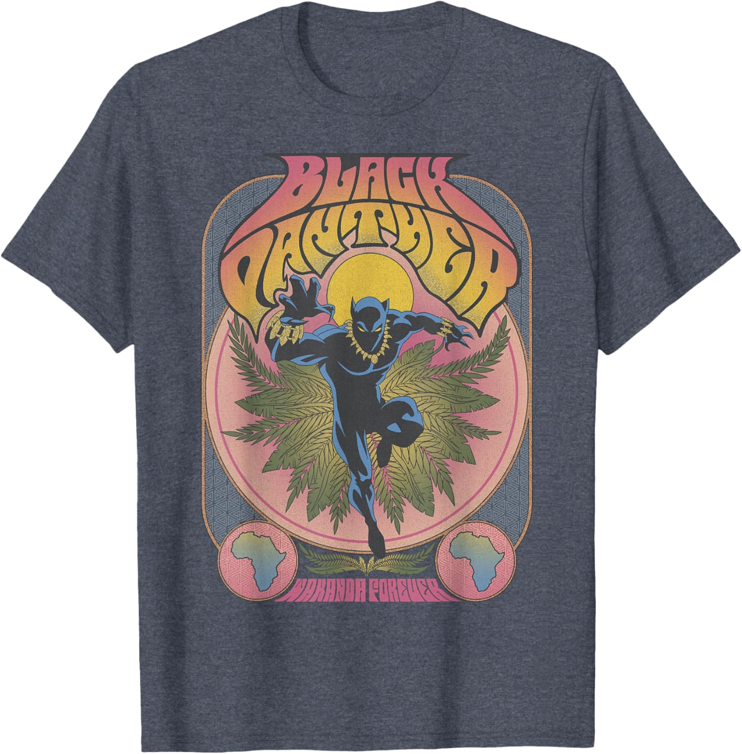 Vintage 70s Black Panther T-Shirt Retro Marvel Style for Fans - 2