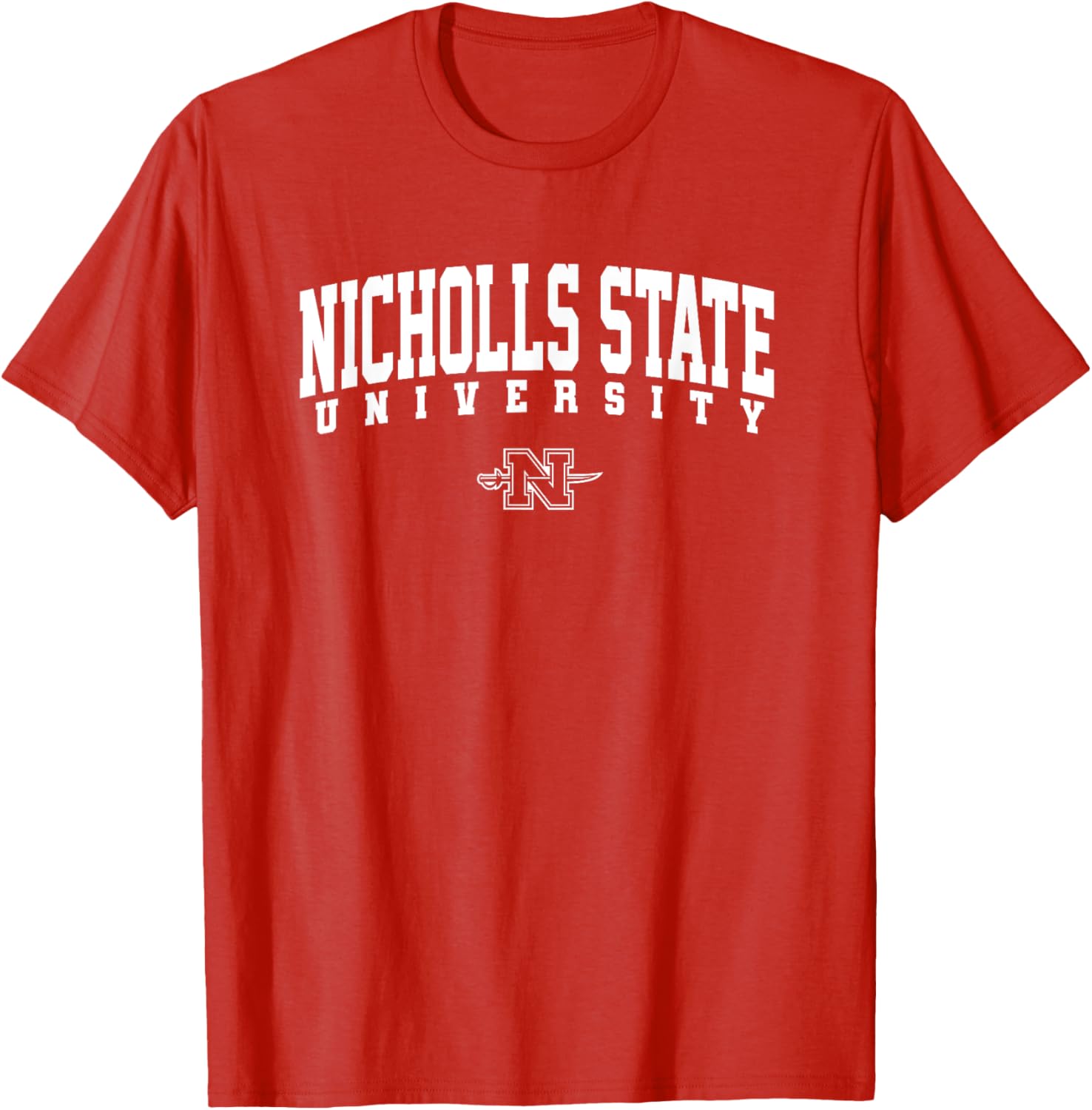 Nicholls State University Colonels Arch Logo T-Shirt for Fans and Athletes - 1