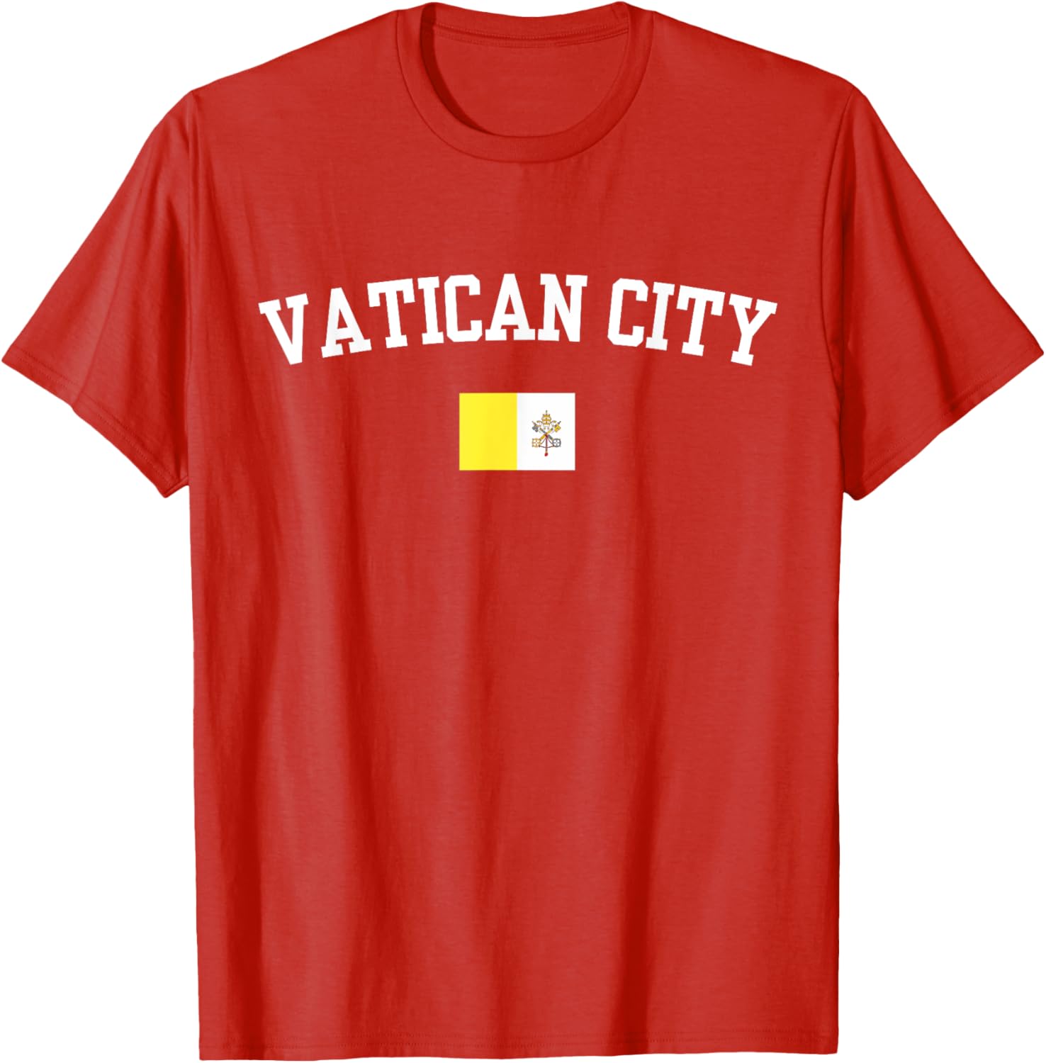 Vatican City Flag Travel T-Shirt Perfect for Souvenir Lovers - 7