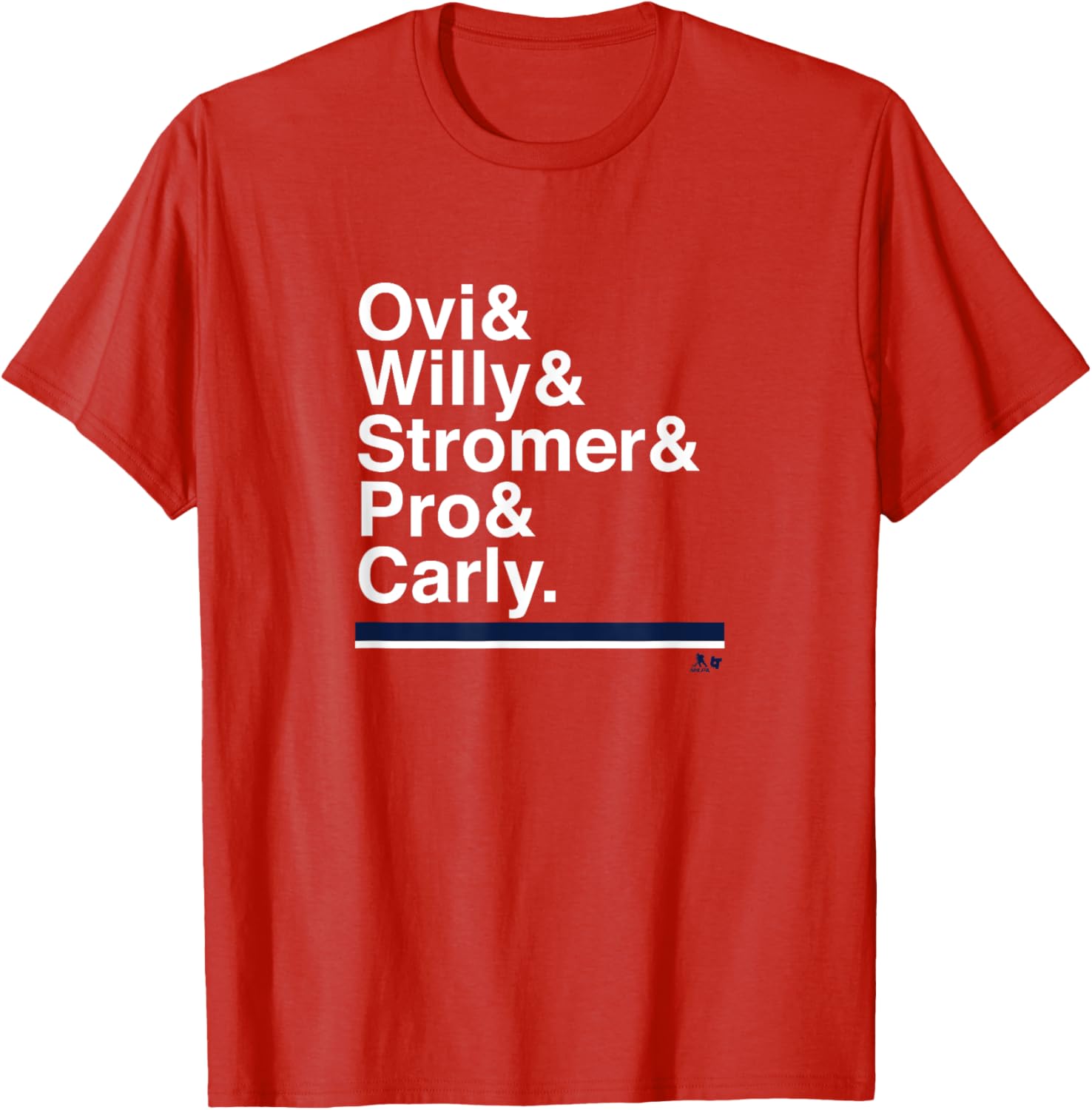 Washington Hockey T-Shirt for Ovi, Willy, Stromer, Pro & Carly Fans - 1
