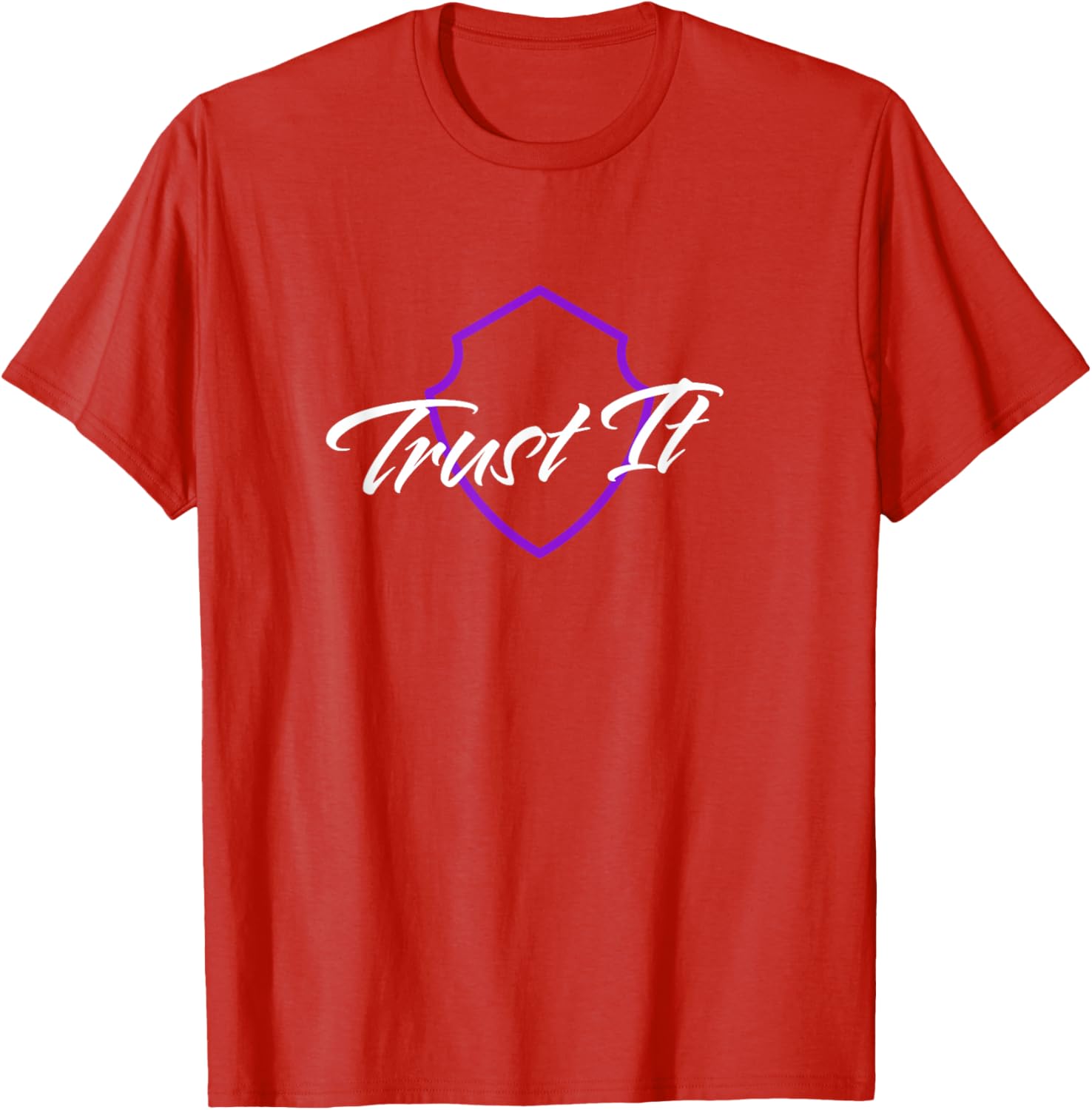 Trust It Shield T-Shirt for Men and Women - Stylish Comfortable Wear - 3