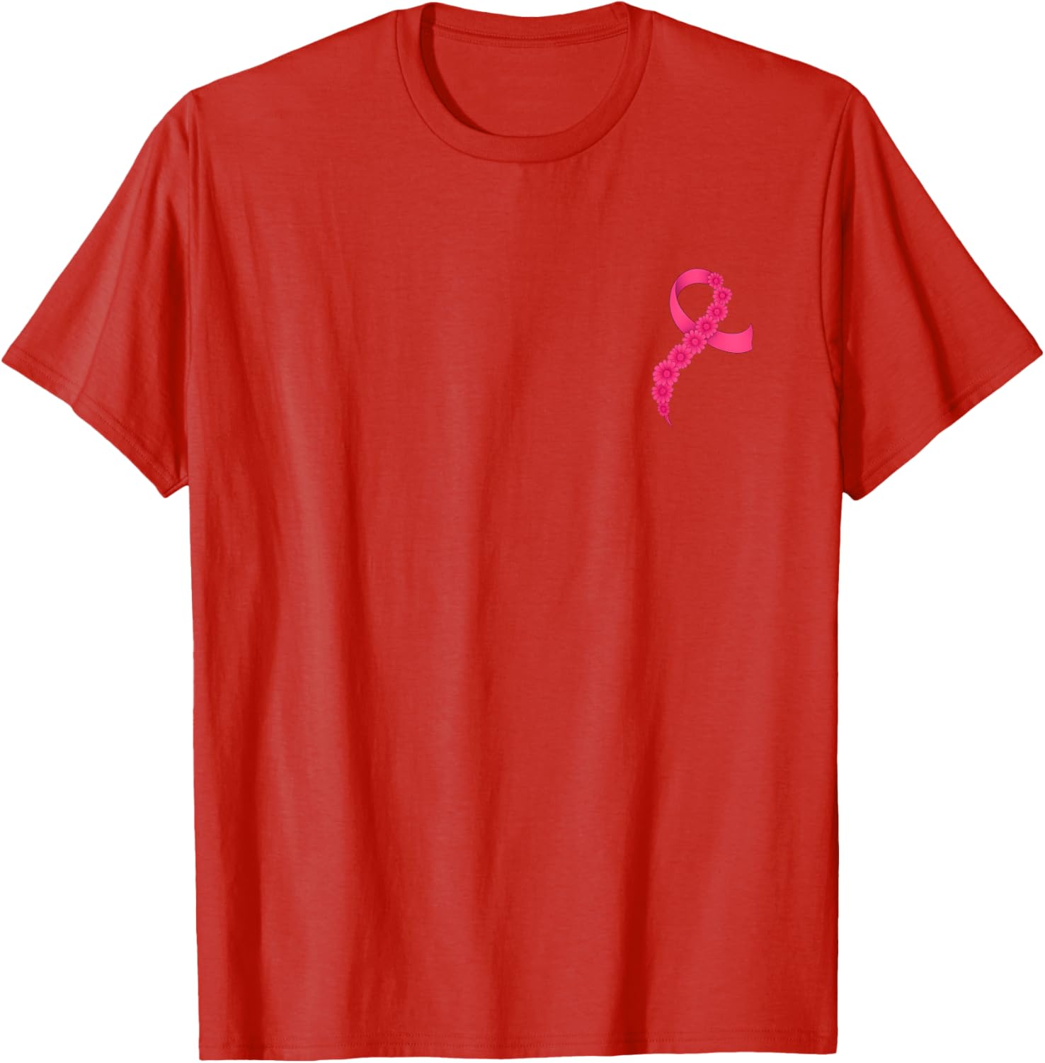 Support Breast Cancer Awareness with Pink Ribbon T-Shirt for Men and Women - 20
