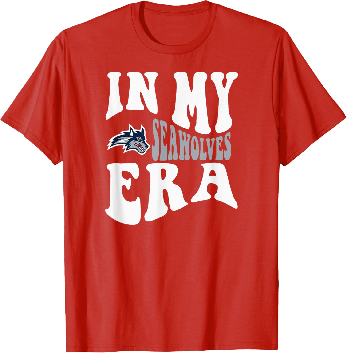 Stony Brook Seawolves Red T-Shirt - Officially Licensed Sports Apparel - 1