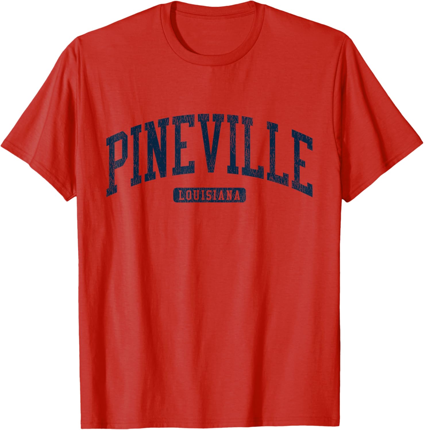 Pineville Louisiana College Blue T-Shirt for Students and Alumni - 14