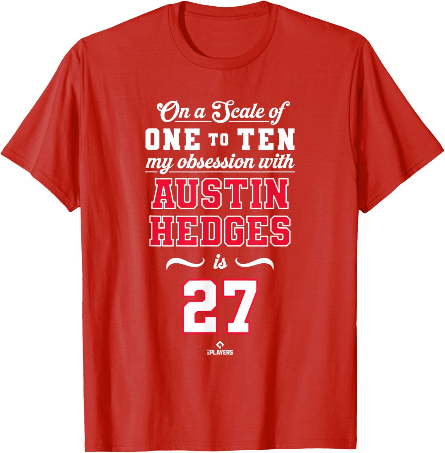 Obsession Austin Hedges 27 Cleveland MLBPA T-Shirt for Fans - 5