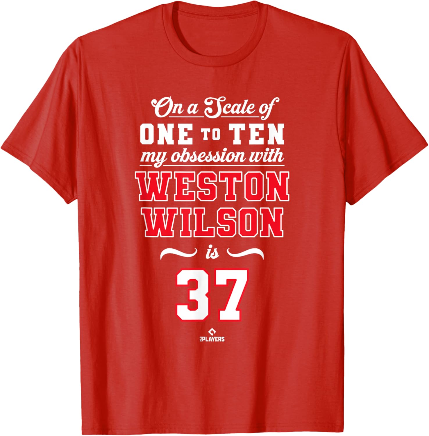 Obsession Weston Wilson 37 Philadelphia MLBPA T-Shirt for Fans - 2