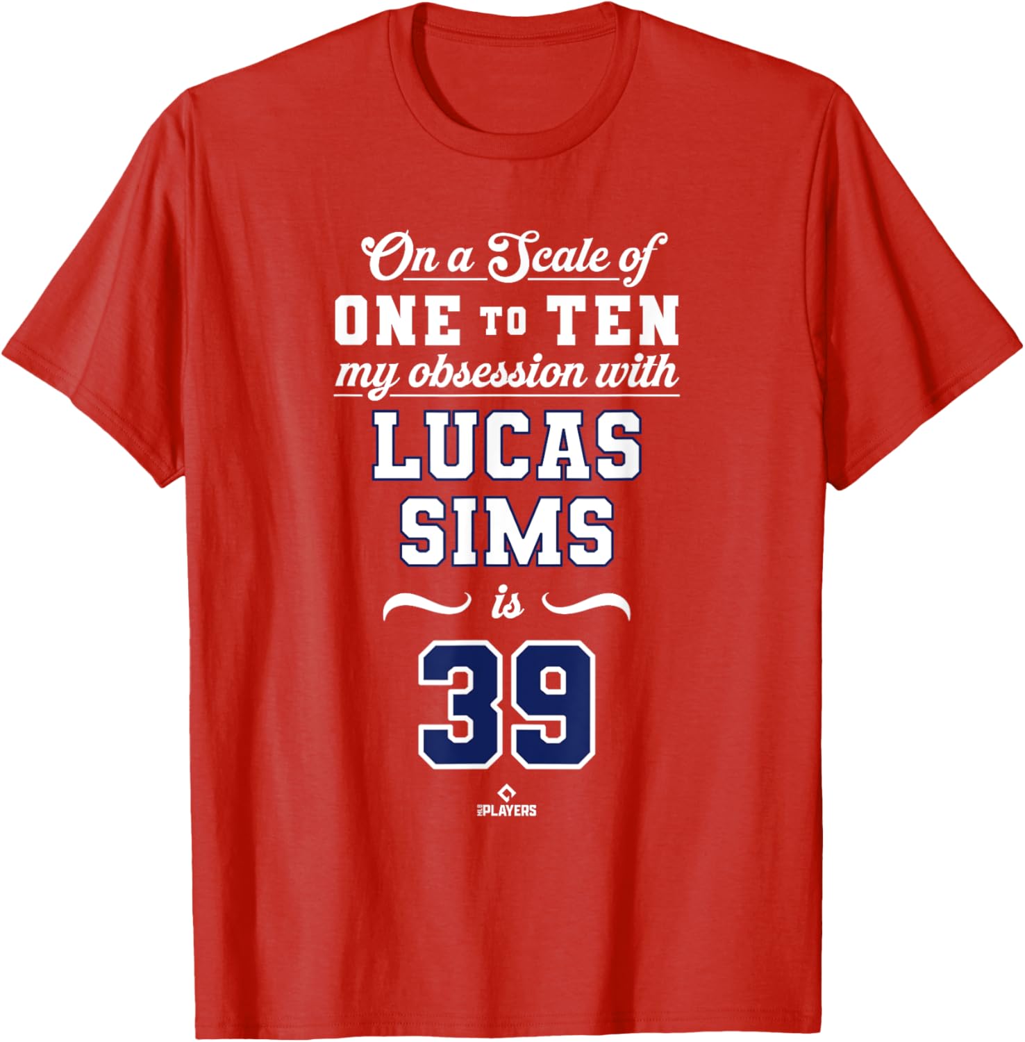 Obsession Lucas Sims 39 Washington MLBPA T-Shirt for Fans and Players - 4