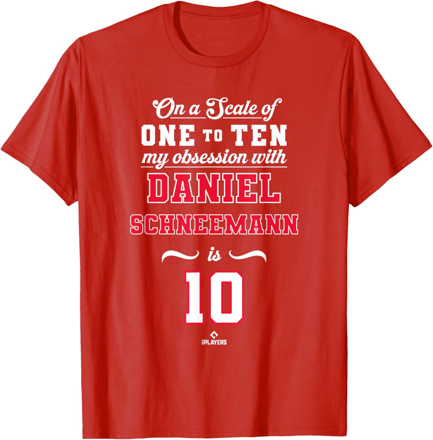 Obsession Daniel Schneemann 10 Cleveland MLBPA T-Shirt for Fans - 3