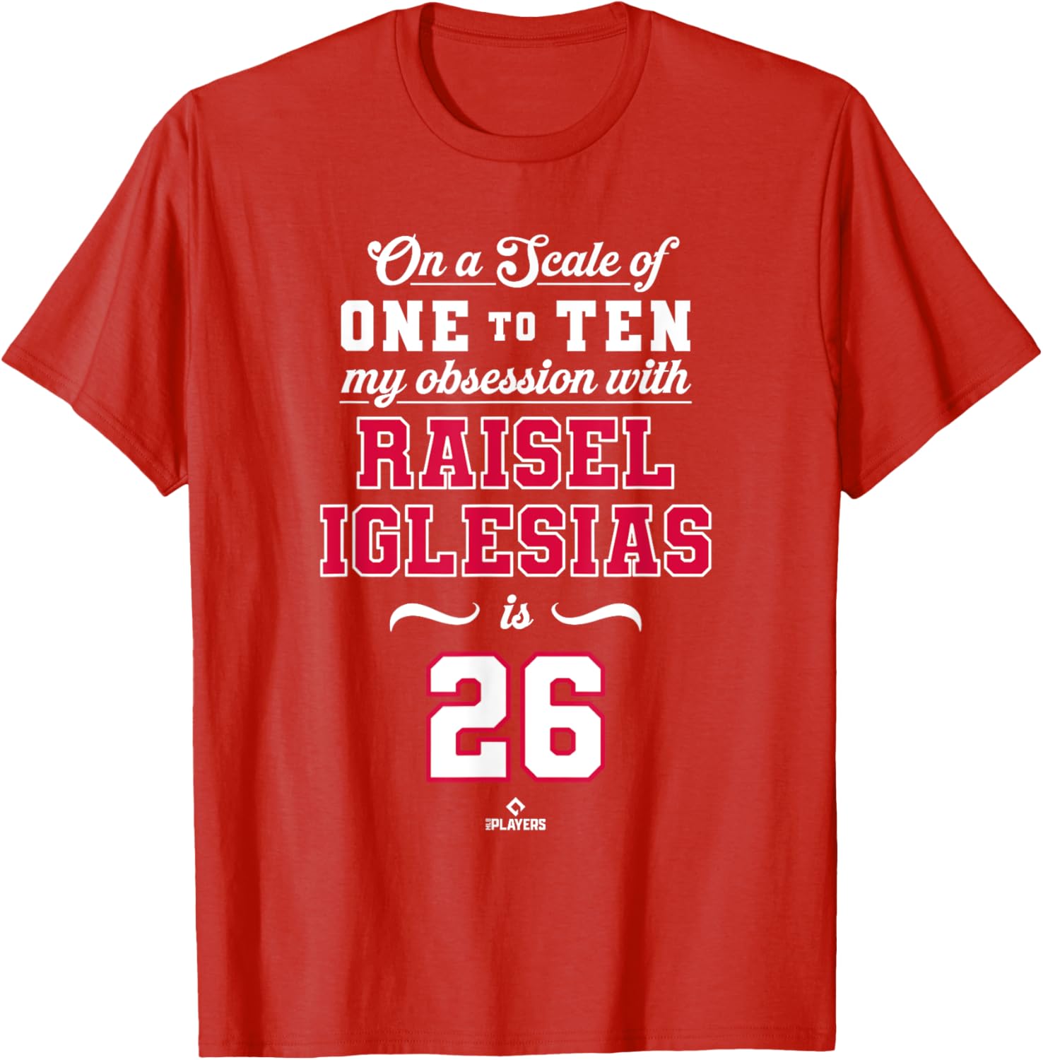 Obsession Raisel Iglesias 26 Atlanta MLBPA T-Shirt for Fans and Collectors - 1