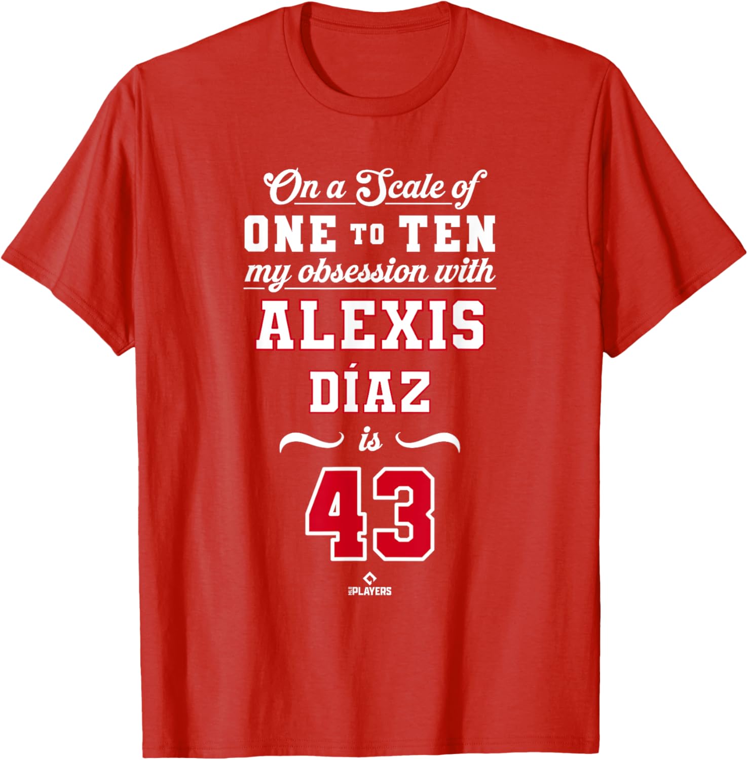 Obsession Alexis Diaz 43 Cincinnati MLBPA T-Shirt for Fans and Collectors - 4
