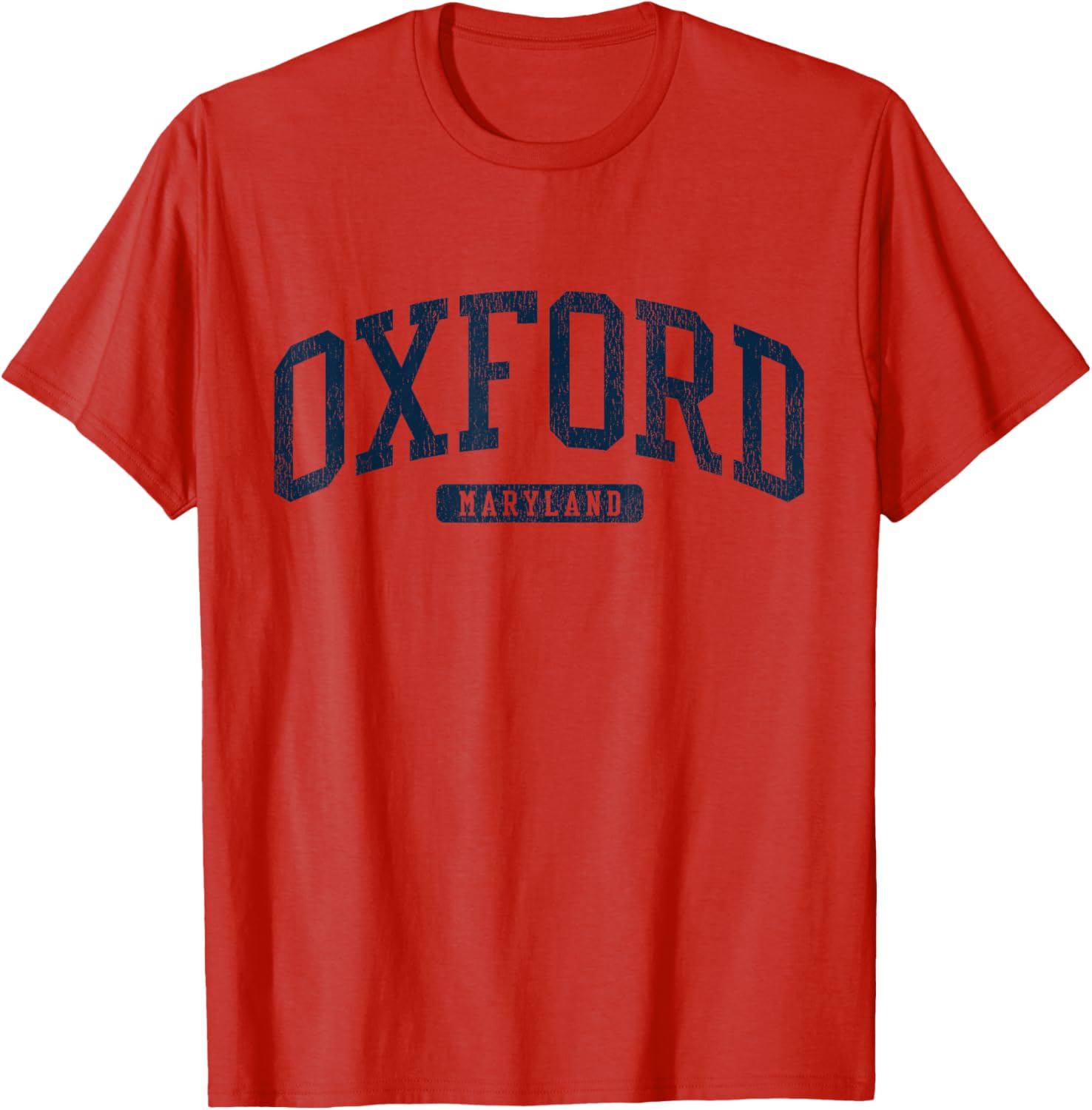 Oxford Maryland College Style Blue T-Shirt for Students and Alumni - 13
