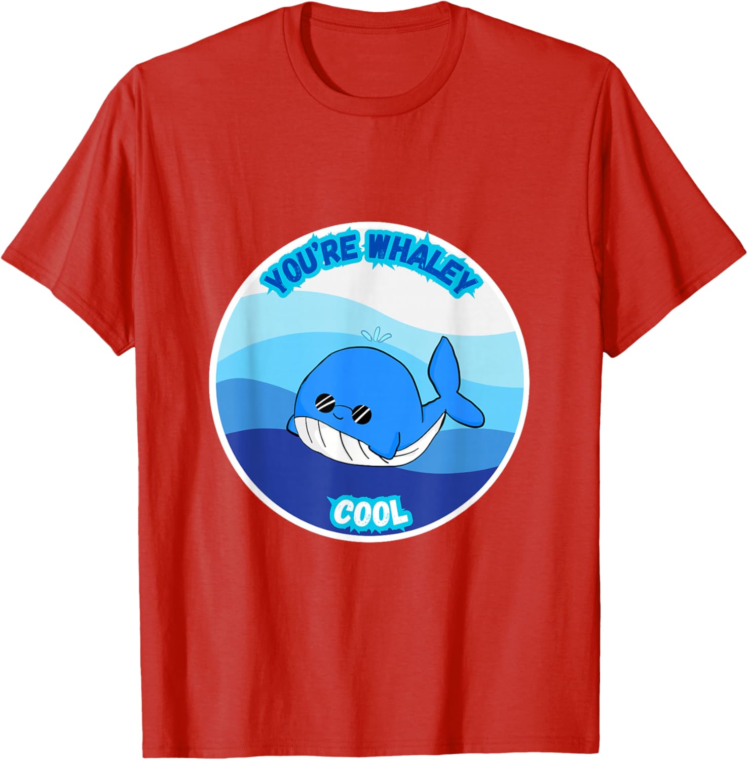 Whaley Cool Whale Graphic Tee Perfect for Ocean Lovers and Casual Wear - 2