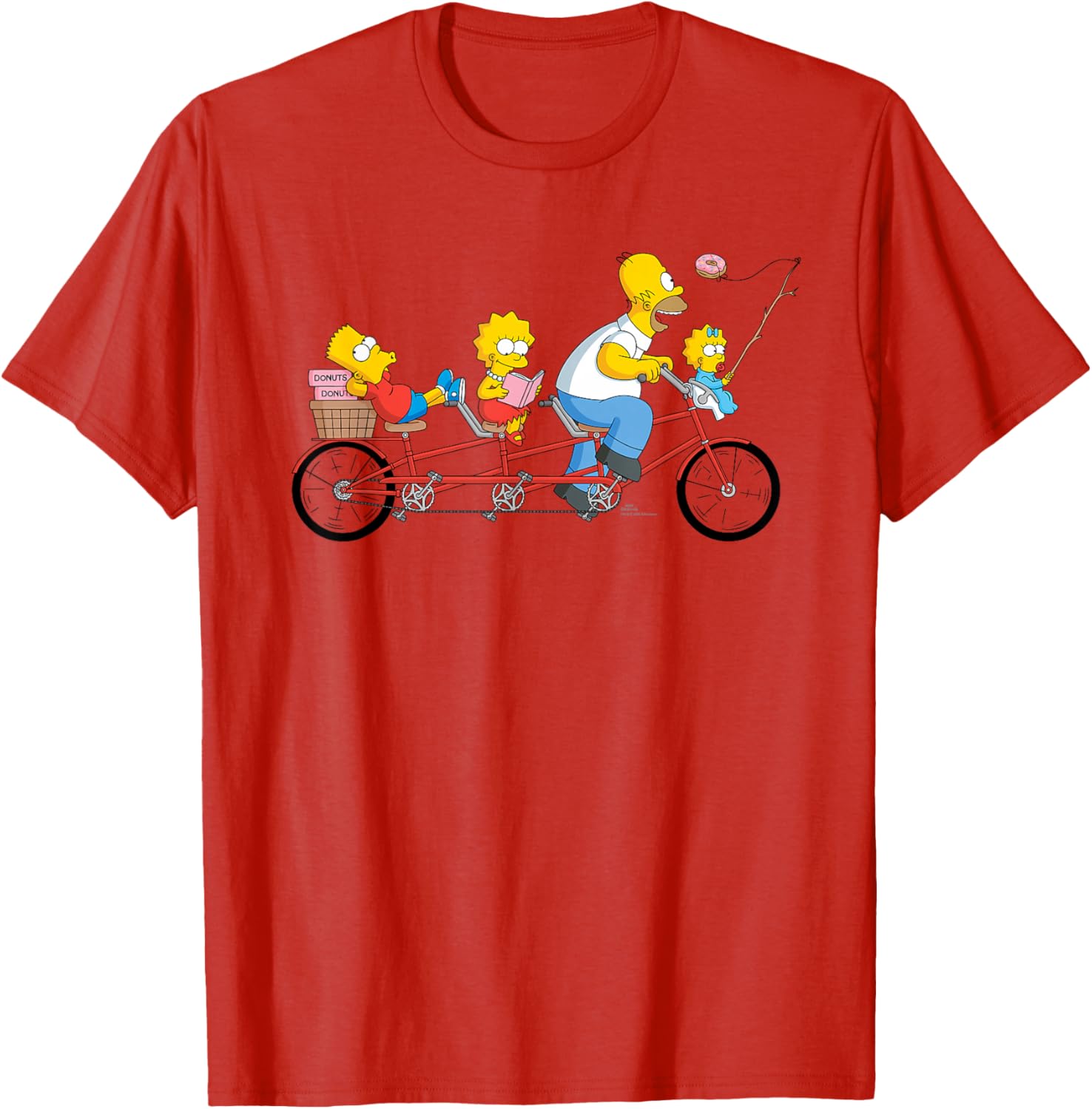 The Simpsons Father's Day Homer Kids Bike Ride T-Shirt for Dad - 1