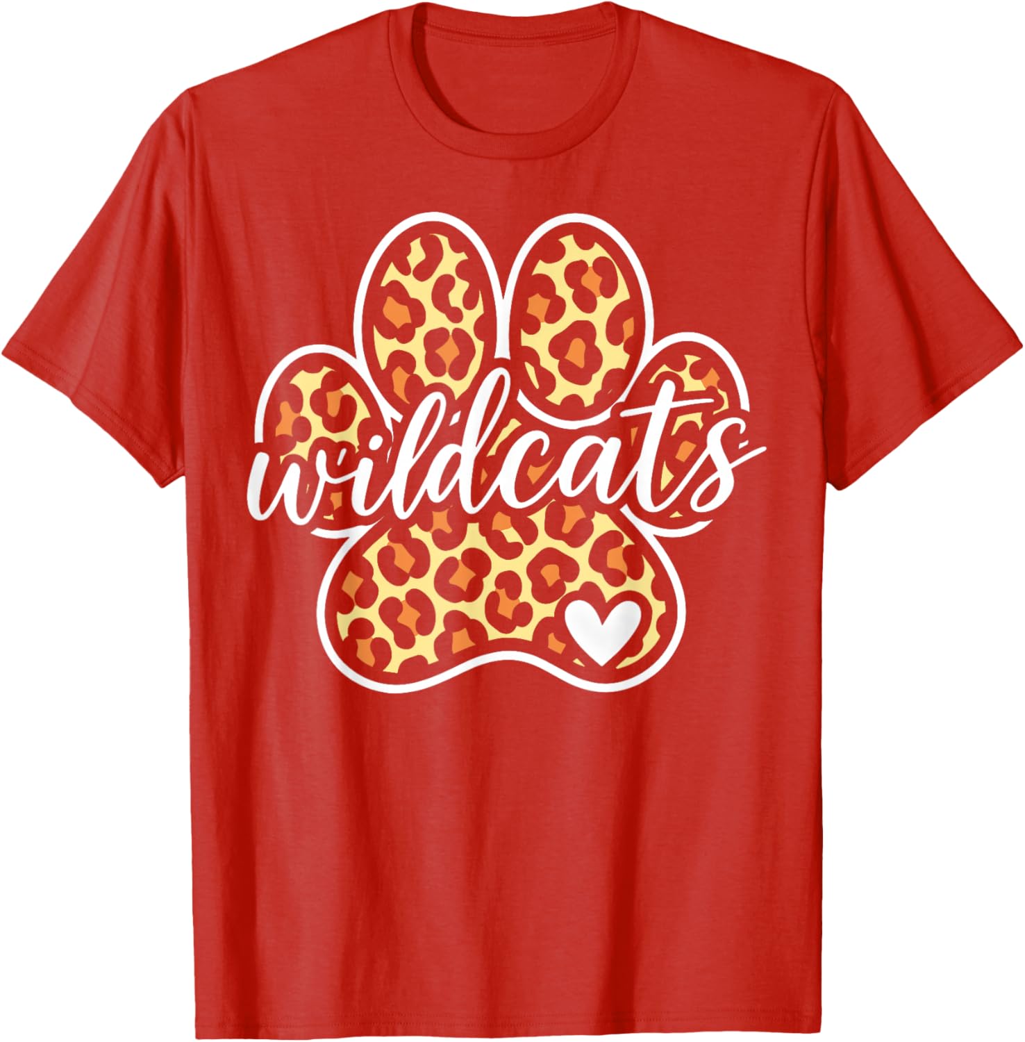 Wildcats Heart Vintage T-Shirt for Men, Women, Kids - Cool Graphic Tee - 21