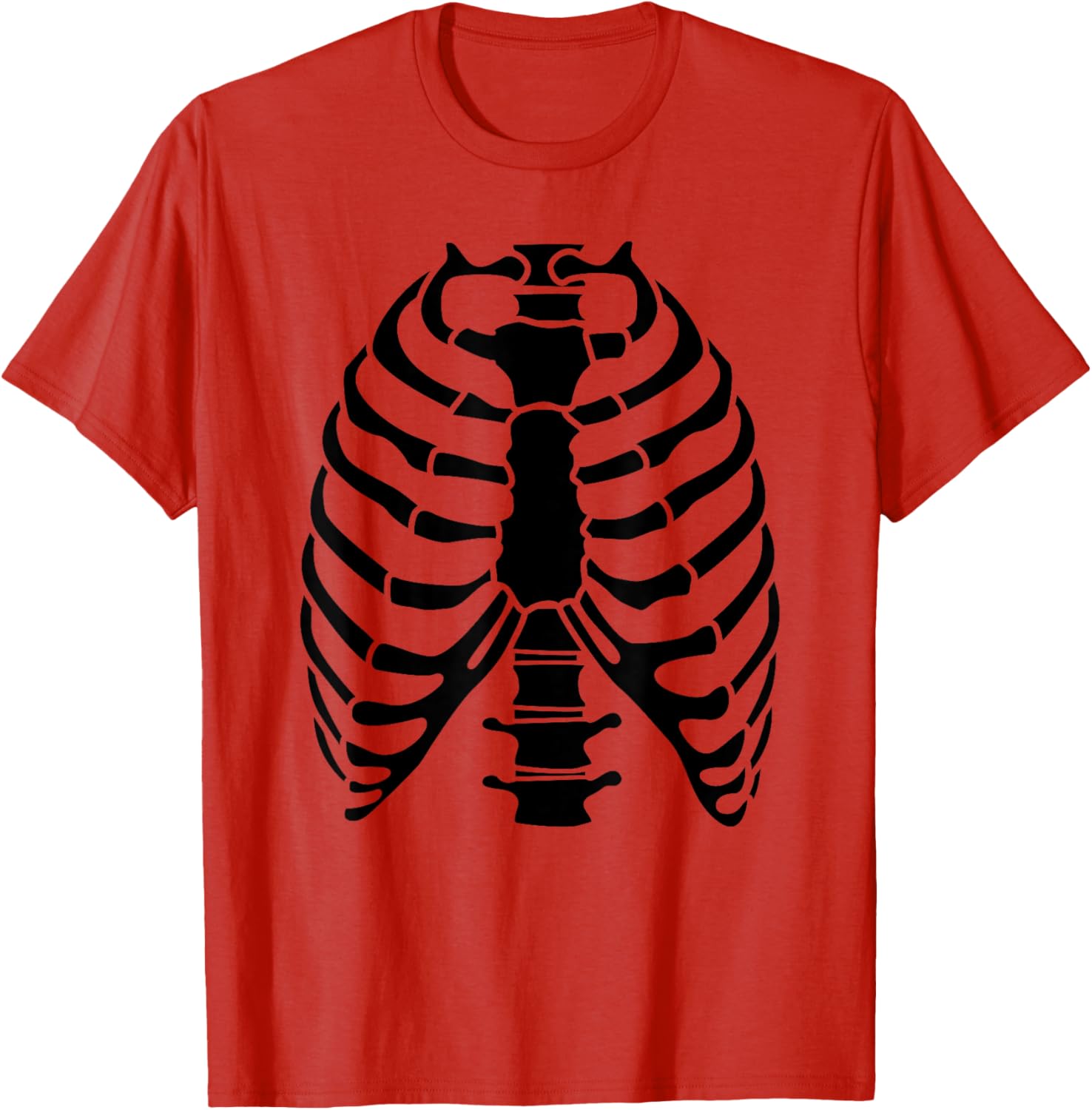 Skeleton Rib Cage Halloween Costume T-Shirt for Fun Celebrations - 7