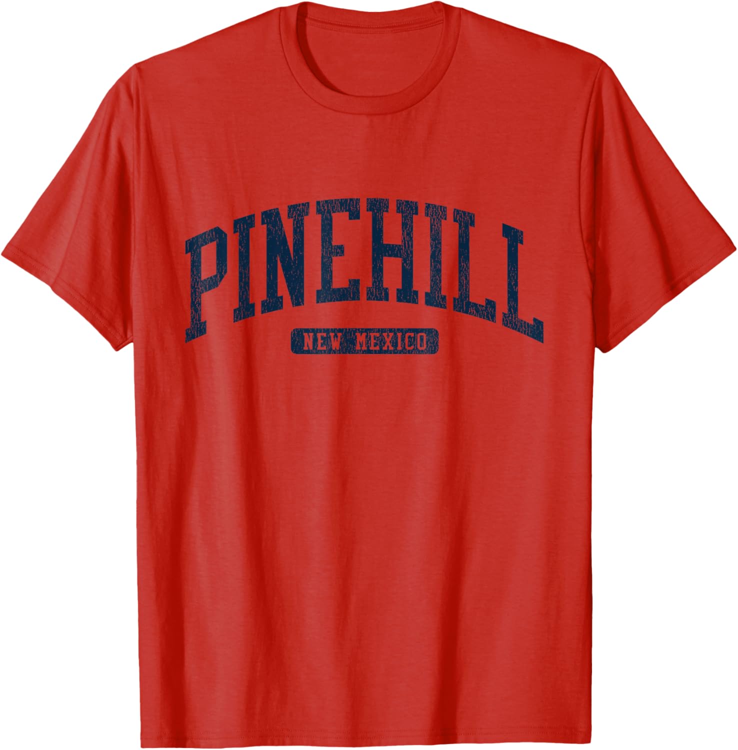 Pinehill New Mexico College Style Blue T-Shirt for Students and Fans - 9