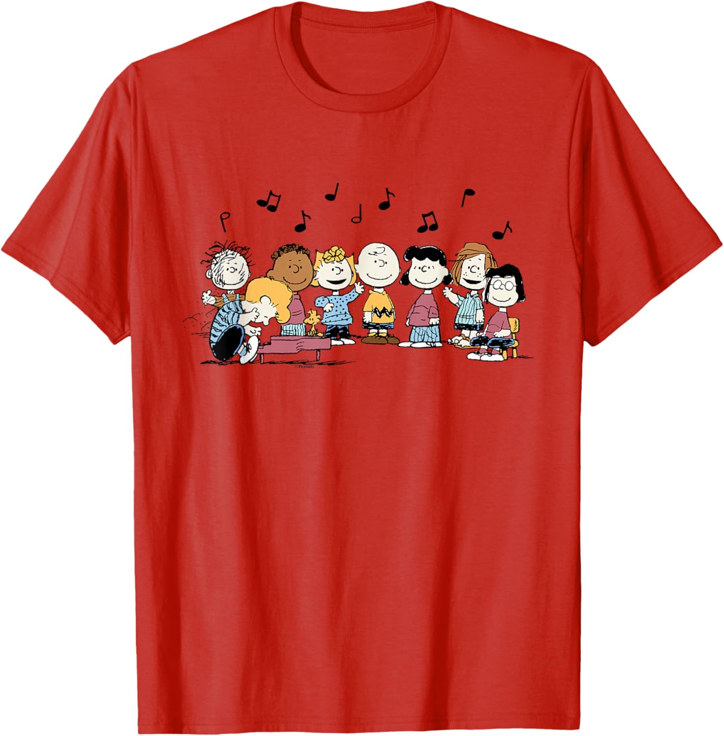 Peanuts Character Music T-Shirt featuring Charlie Brown and Friends - 10