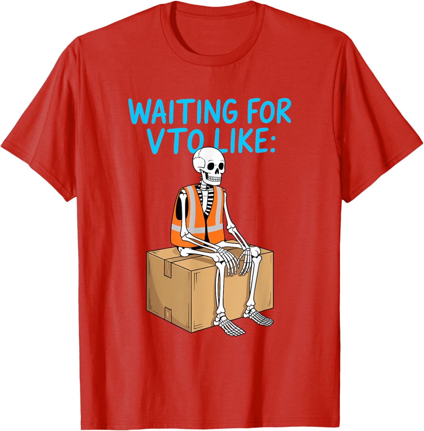 VTO Coworker Associate Skeleton T-Shirt for Fun Office Vibes - 5